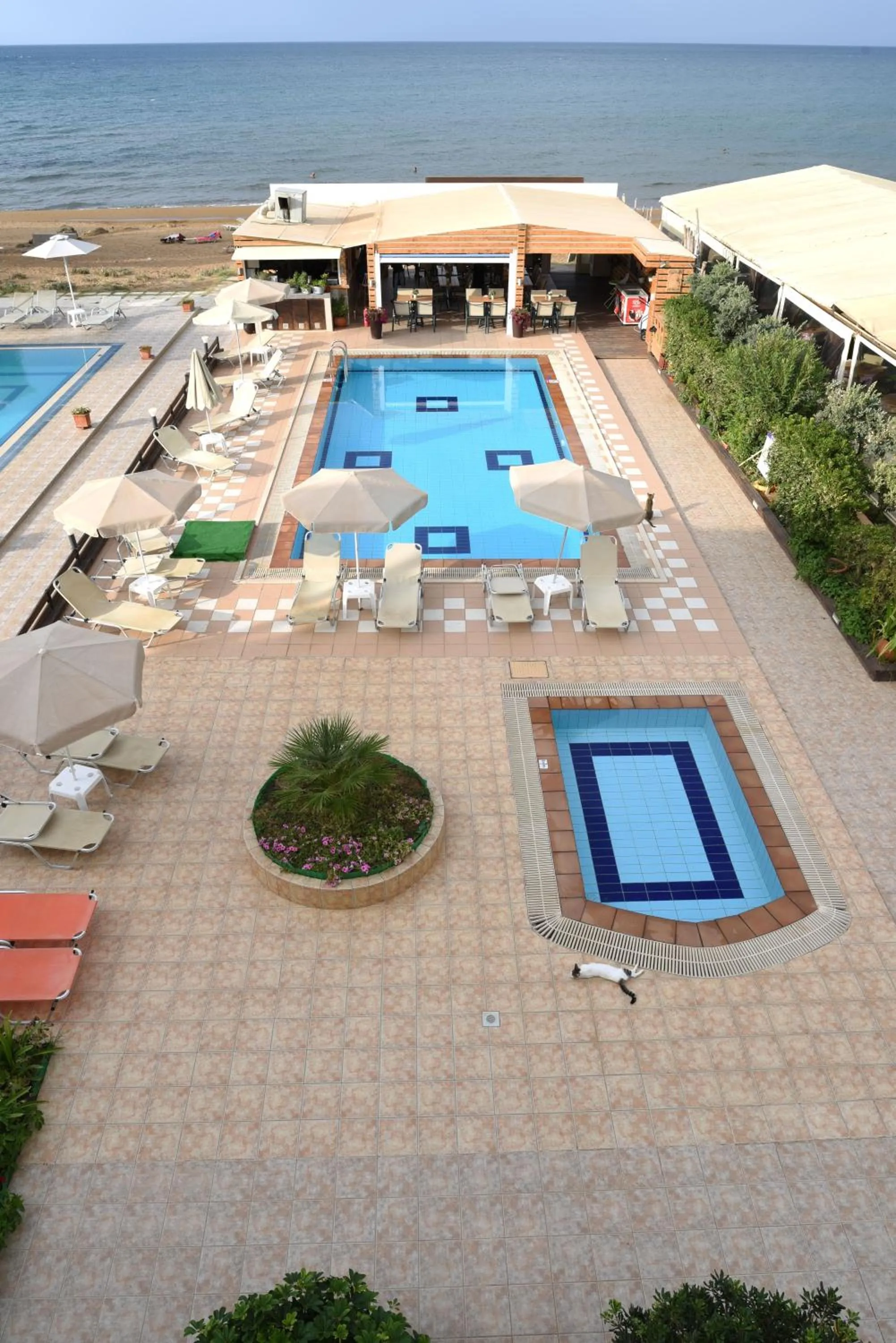 Swimming pool in Esperides Beach Hotel Apartments