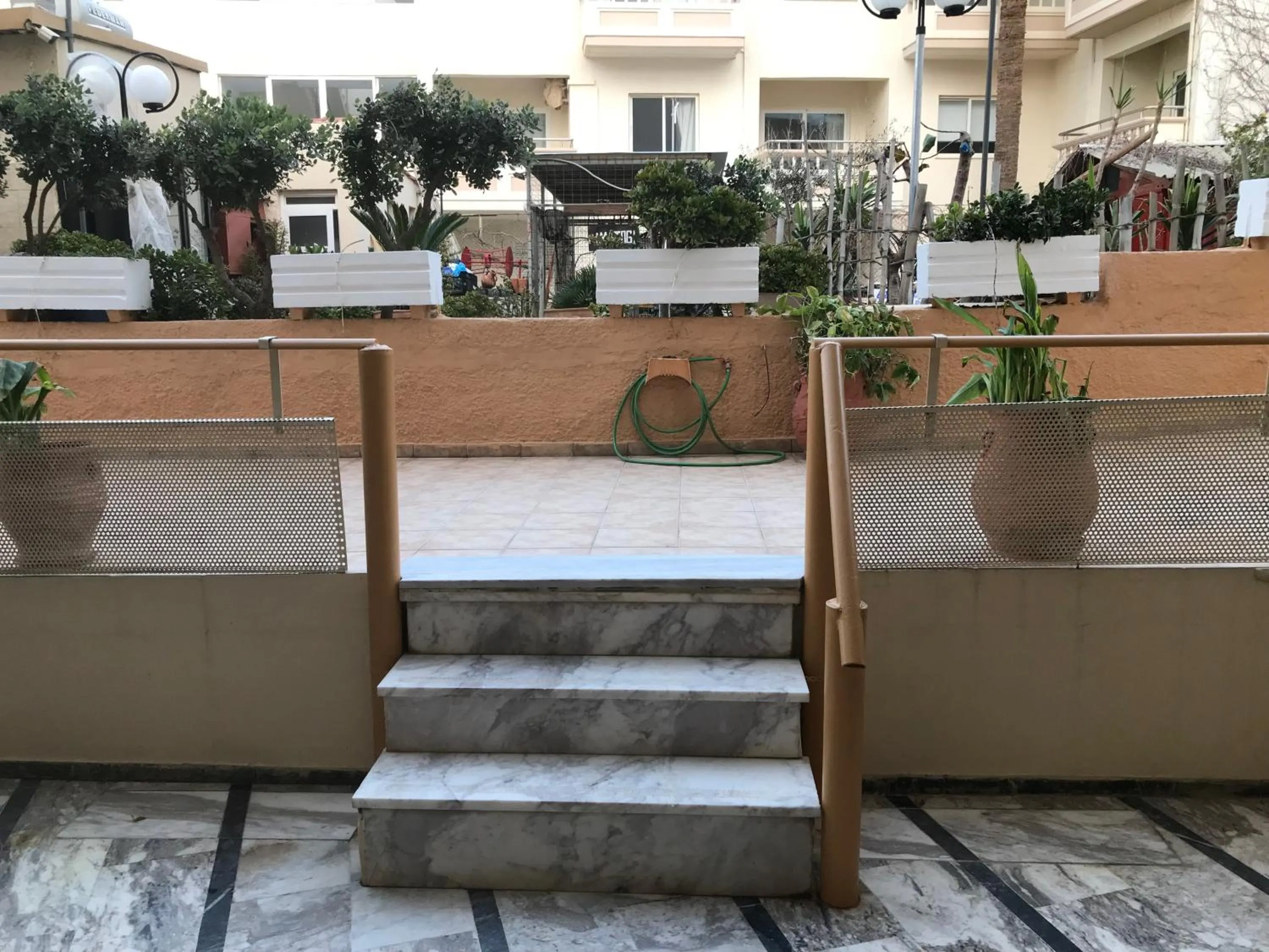 Balcony/Terrace in Esperides Beach Hotel Apartments