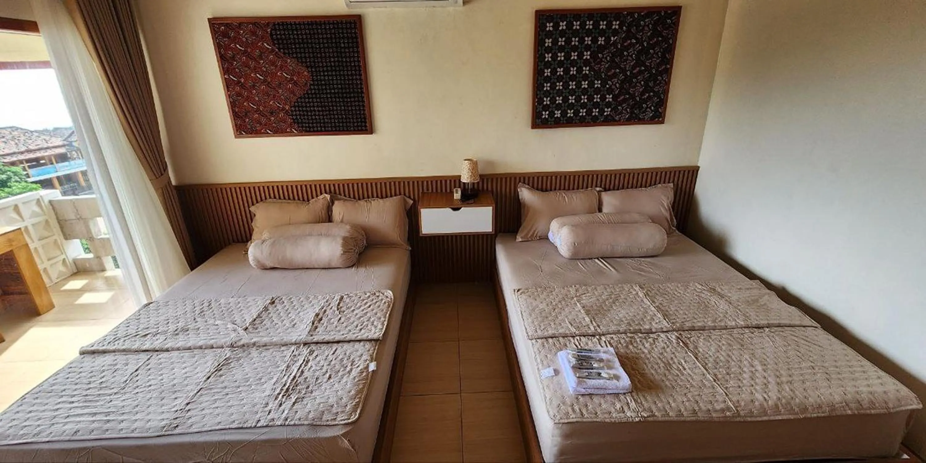 Bed in Villa Kopiori