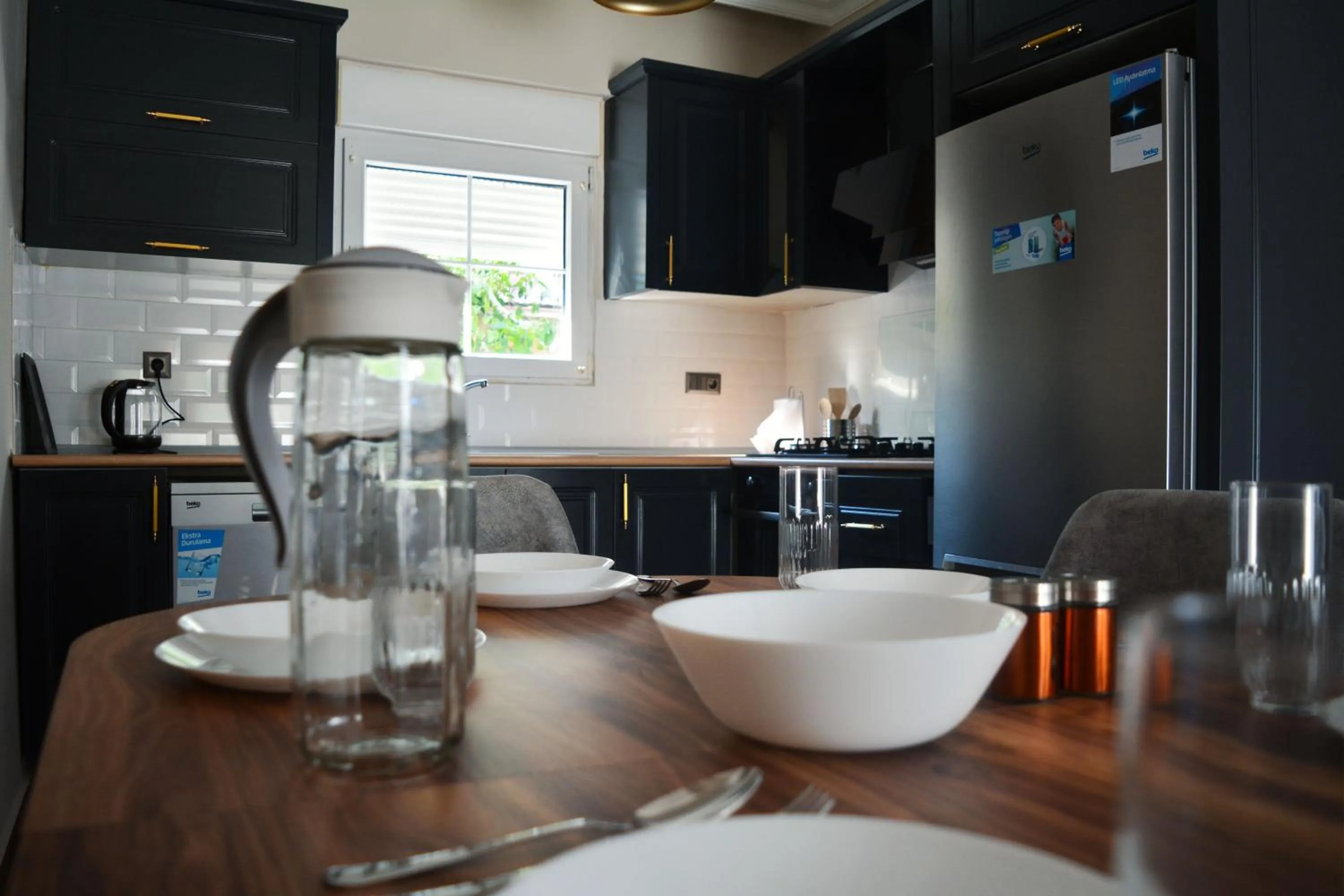 Kitchen or kitchenette in Kemer Babel Residence