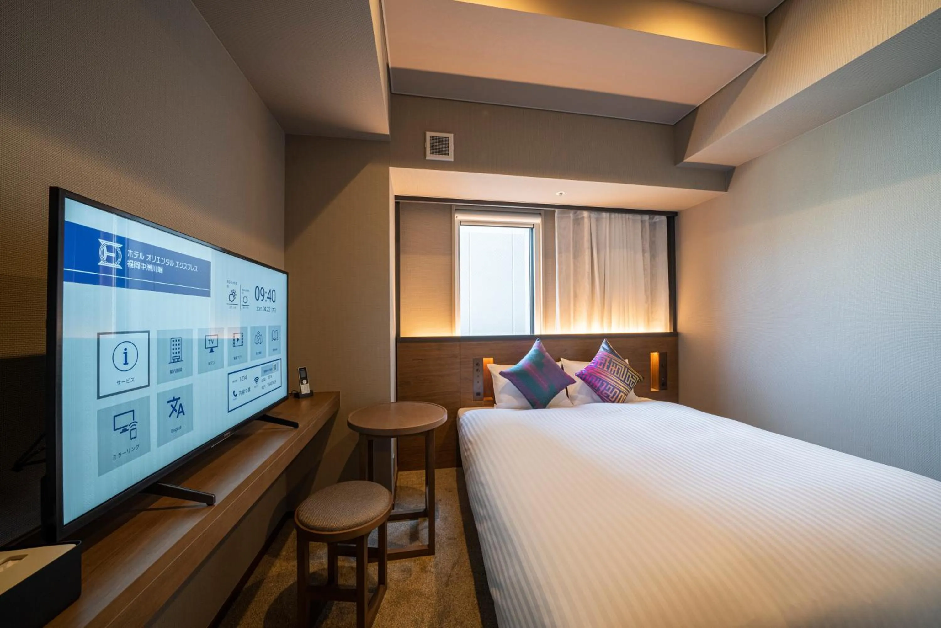 Photo of the whole room, Bed in Hotel Oriental Express Fukuoka Nakasu Kawabata