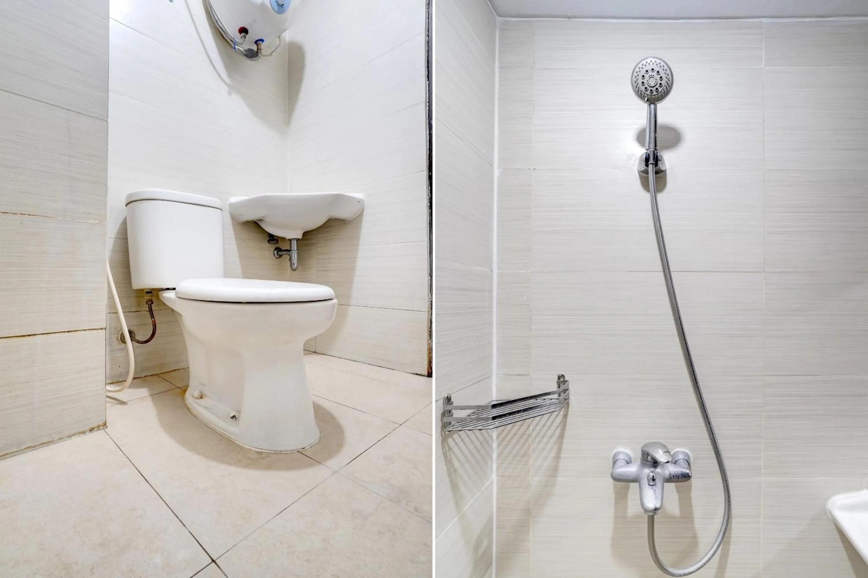 Bathroom in Collection O 90205 Queen Rent Apartment Gateway Pasteur