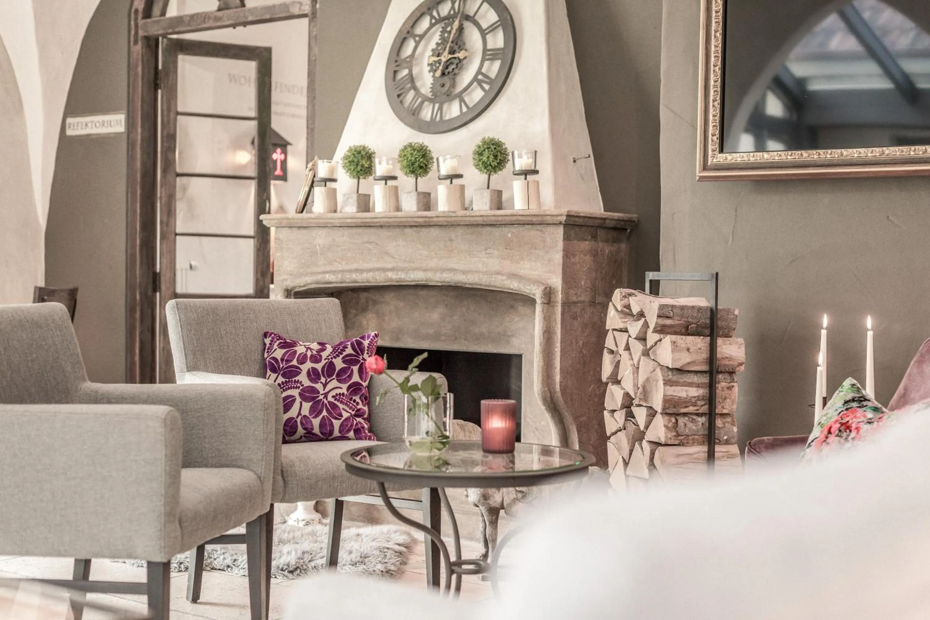 Lobby or reception in Hotel Arthus