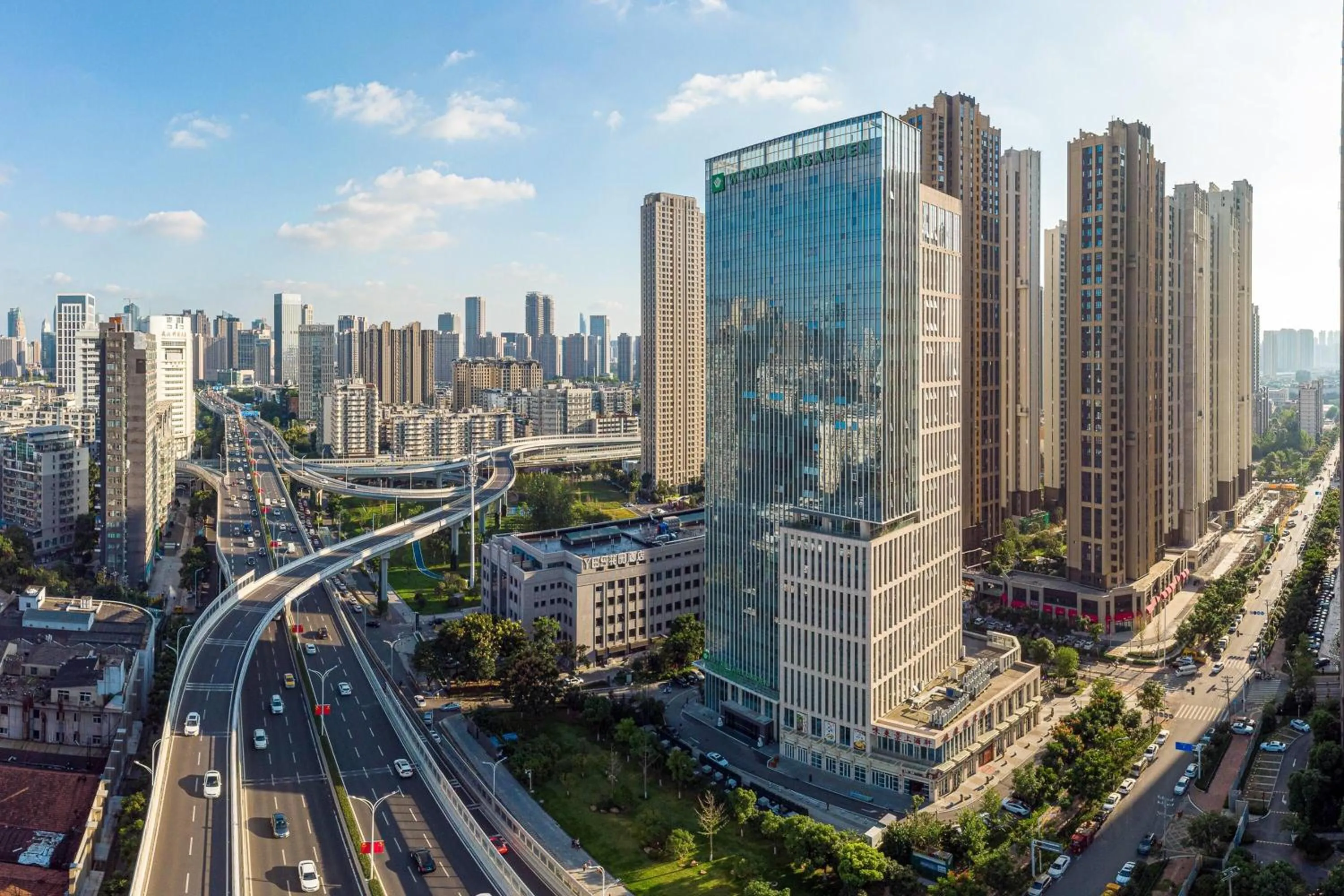 Property building in Wyndham Garden Wuhan Hankou