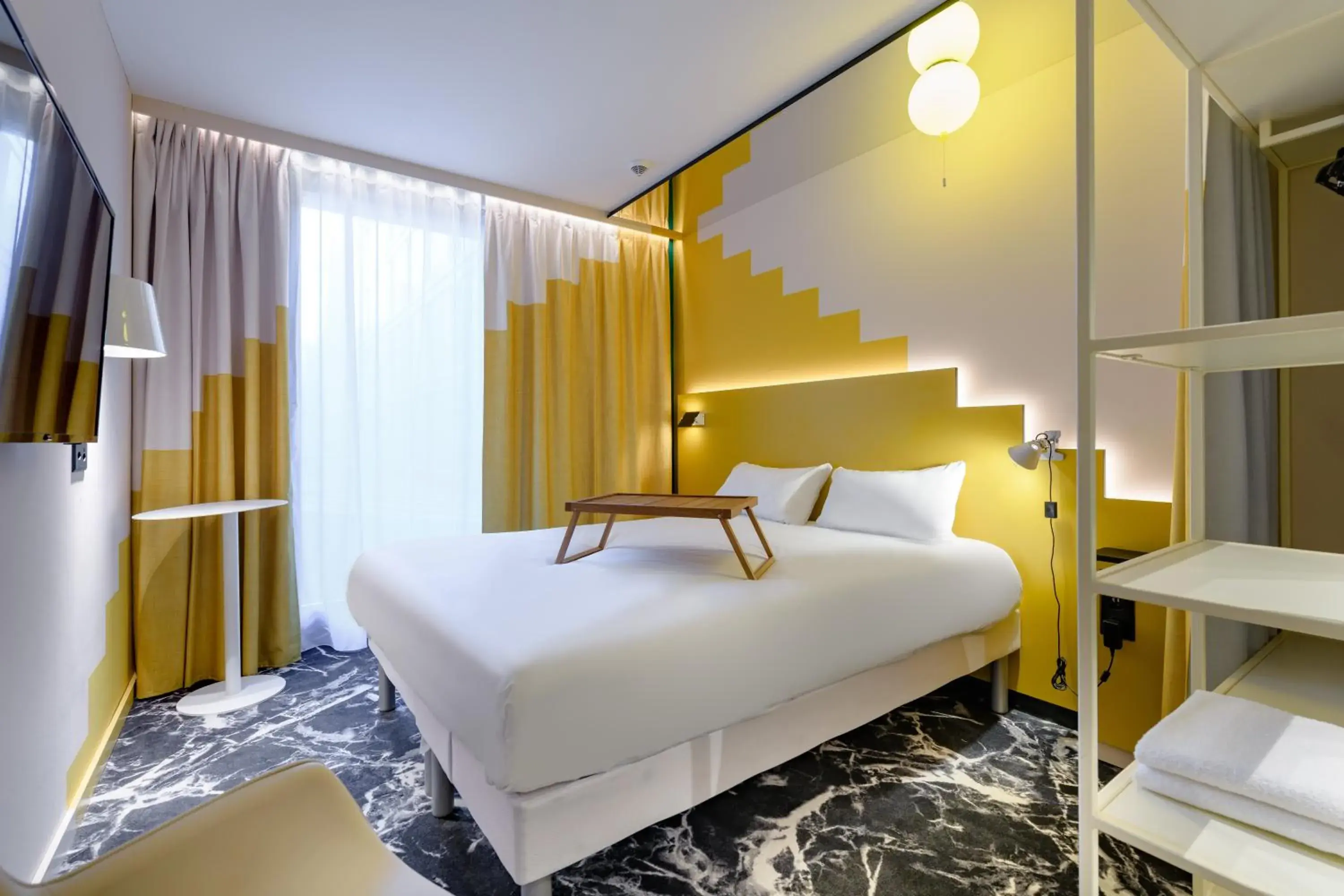 Bedroom, Bed in ibis Styles Zurich City Center Bedroom, Bed in ibis Styles Zurich City Center