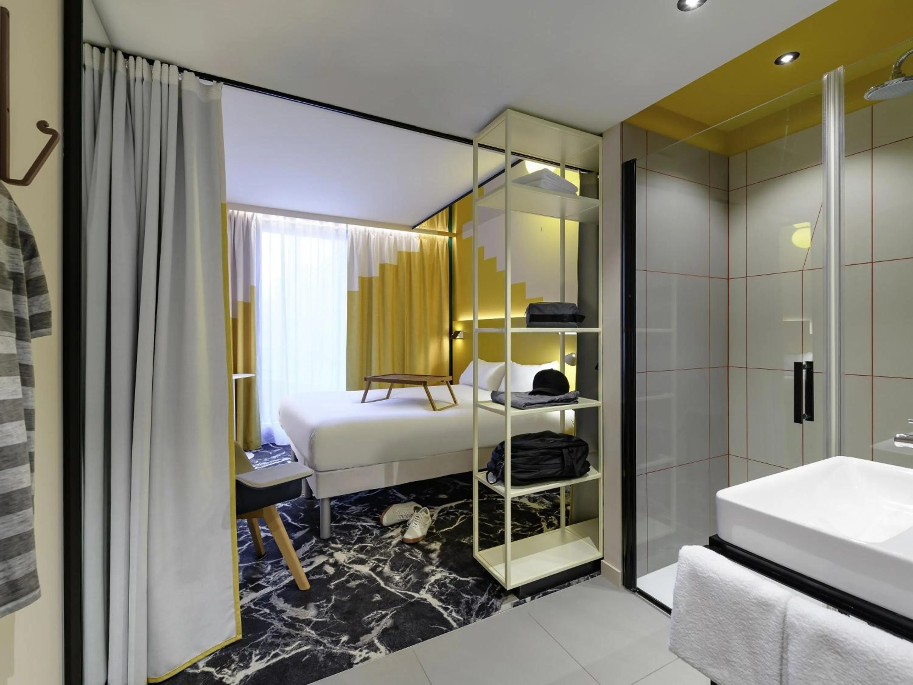 Bedroom, Bed in ibis Styles Zurich City Center