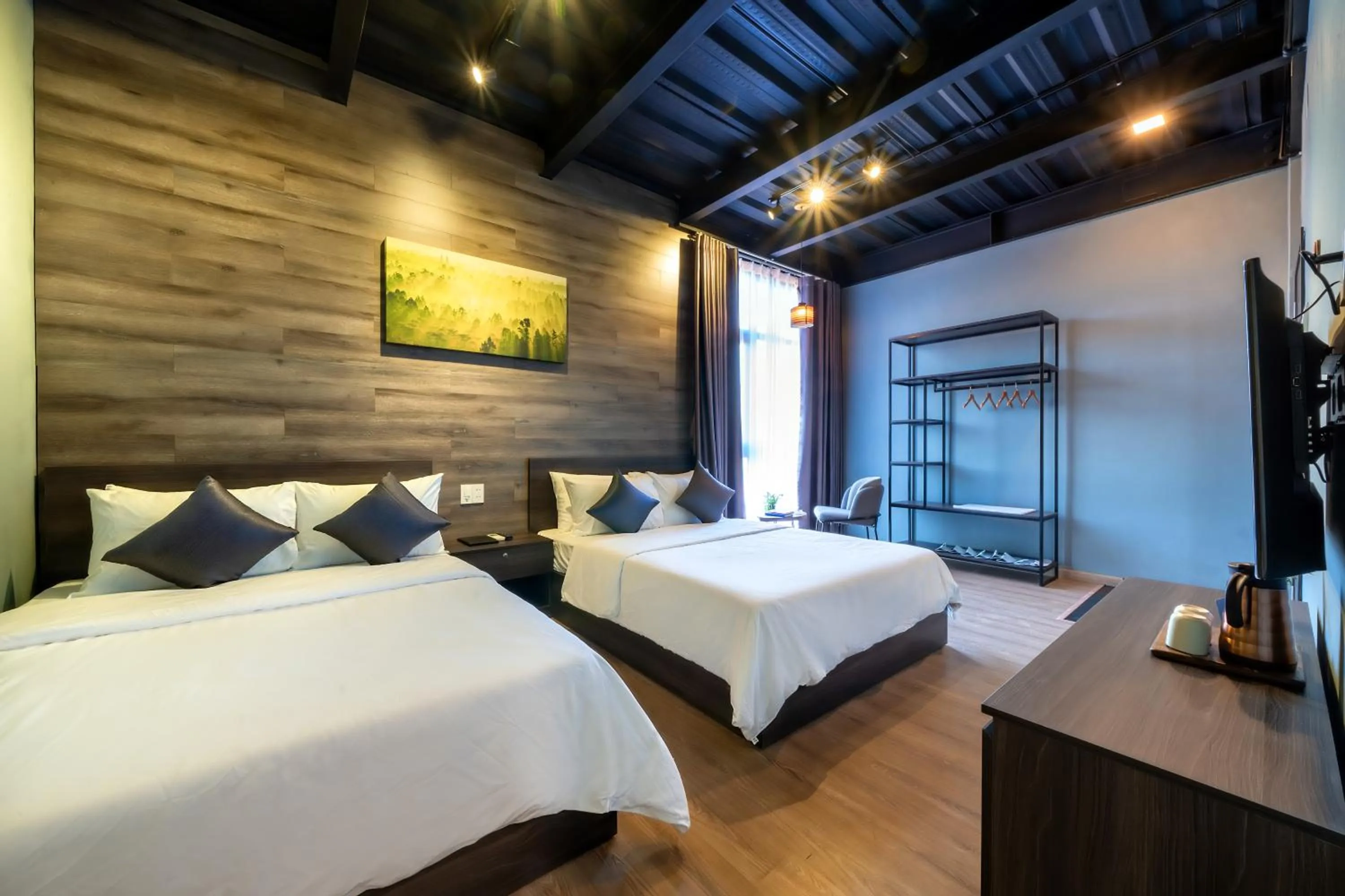 Bed in Bach Duong Hotel