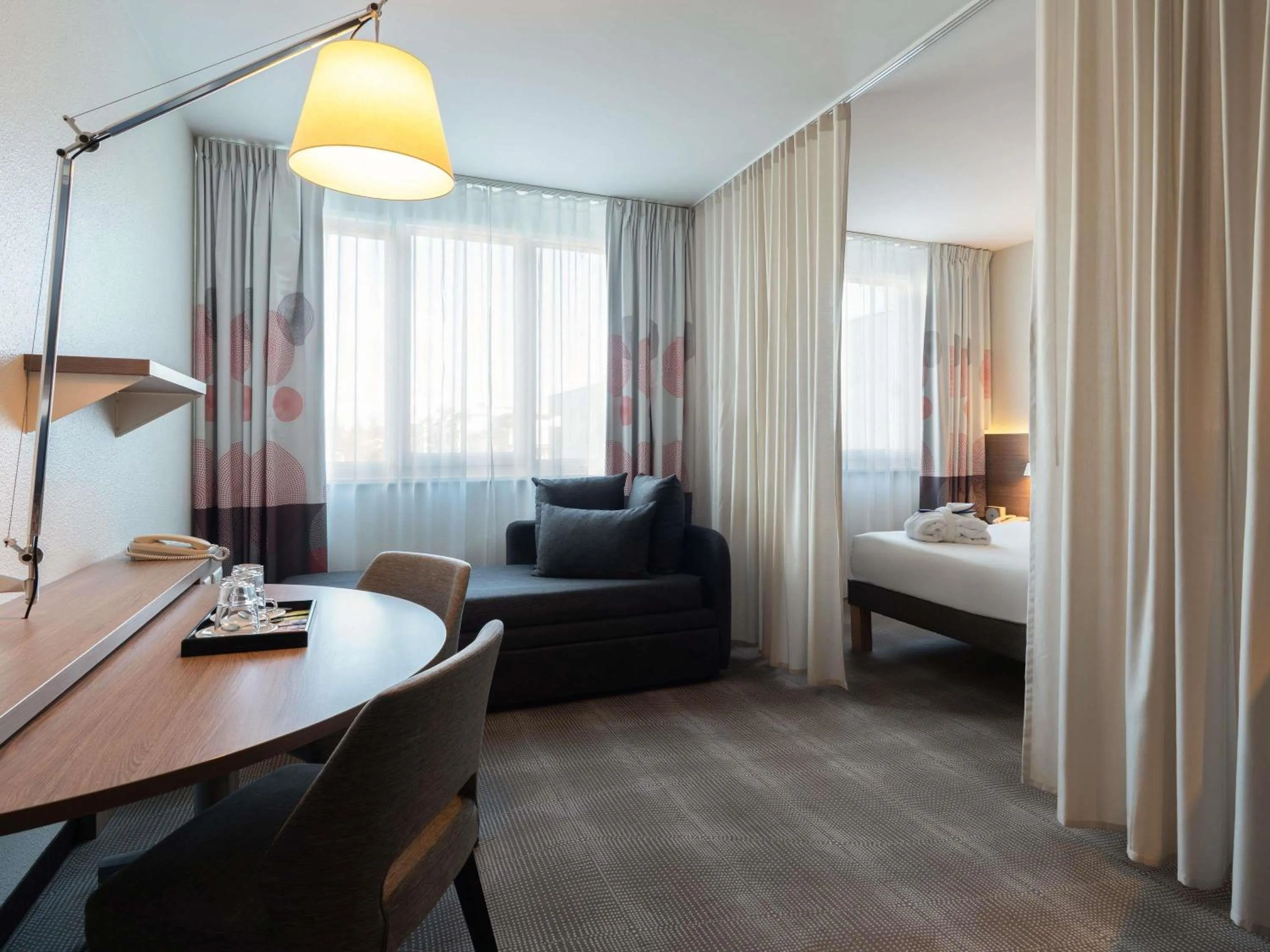 Bedroom, Bed in Novotel Suites Genève Aéroport