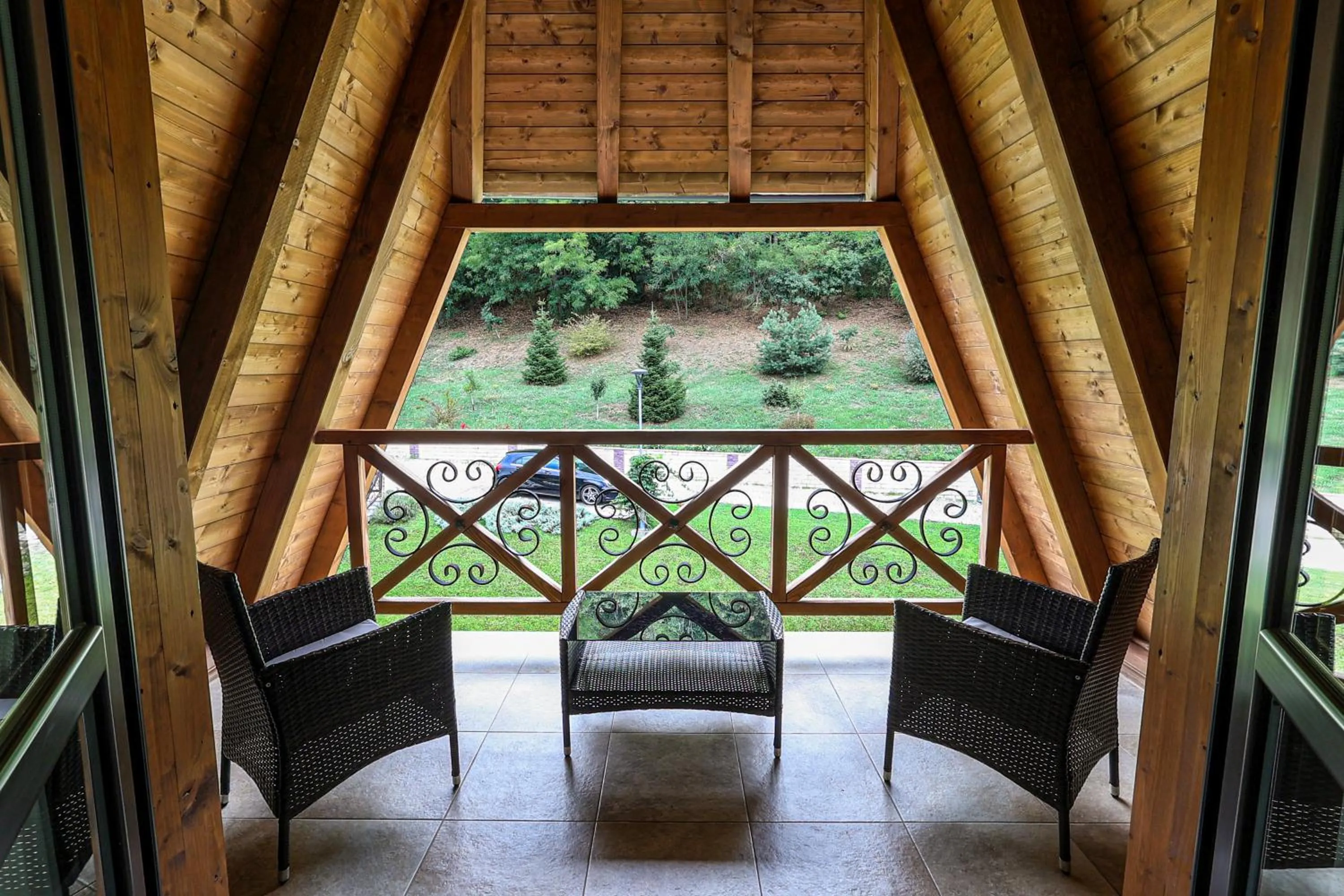 Balcony/Terrace in Etno Naselje Vrdnička kula