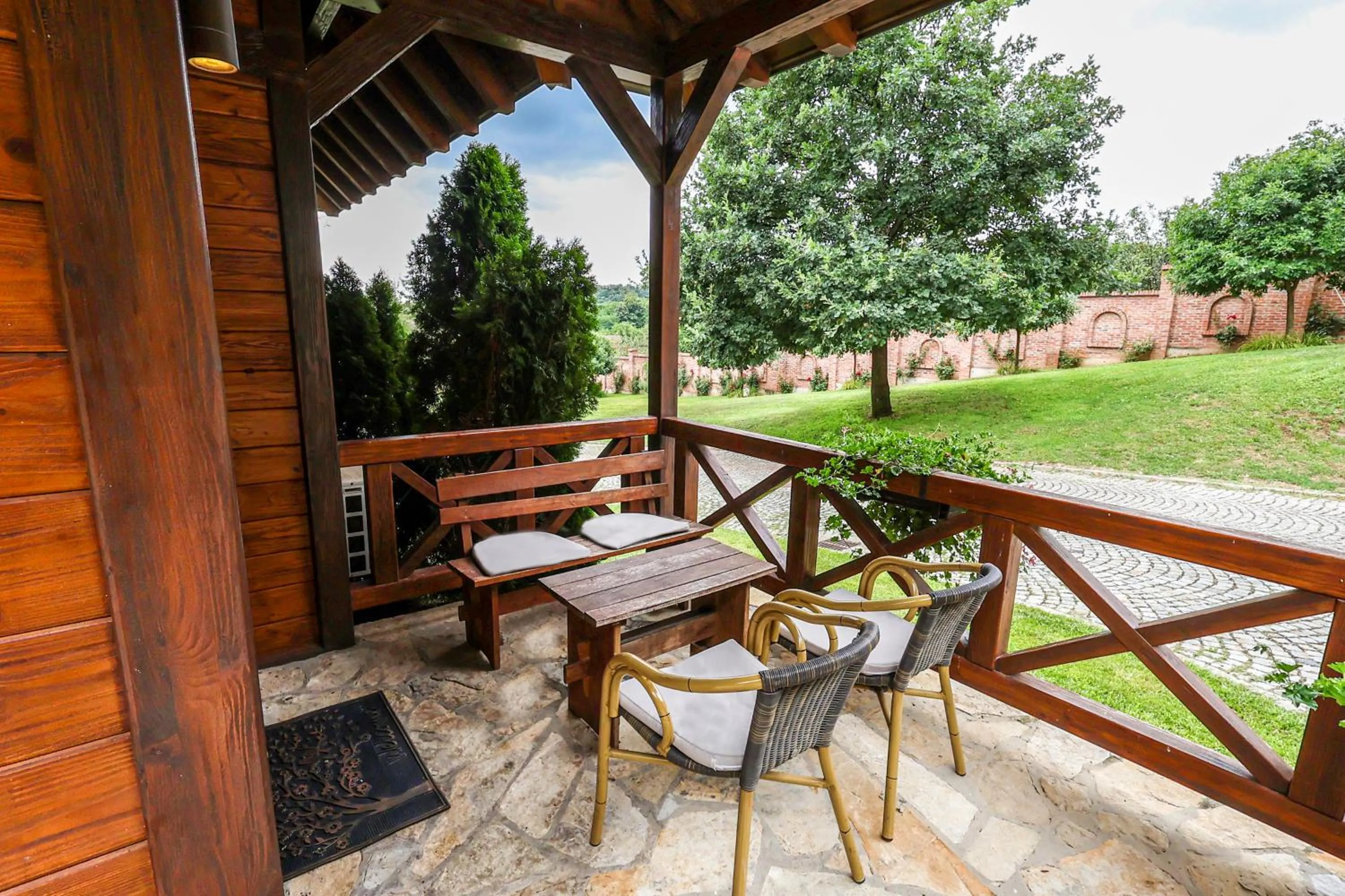 Balcony/Terrace in Etno Naselje Vrdnička kula