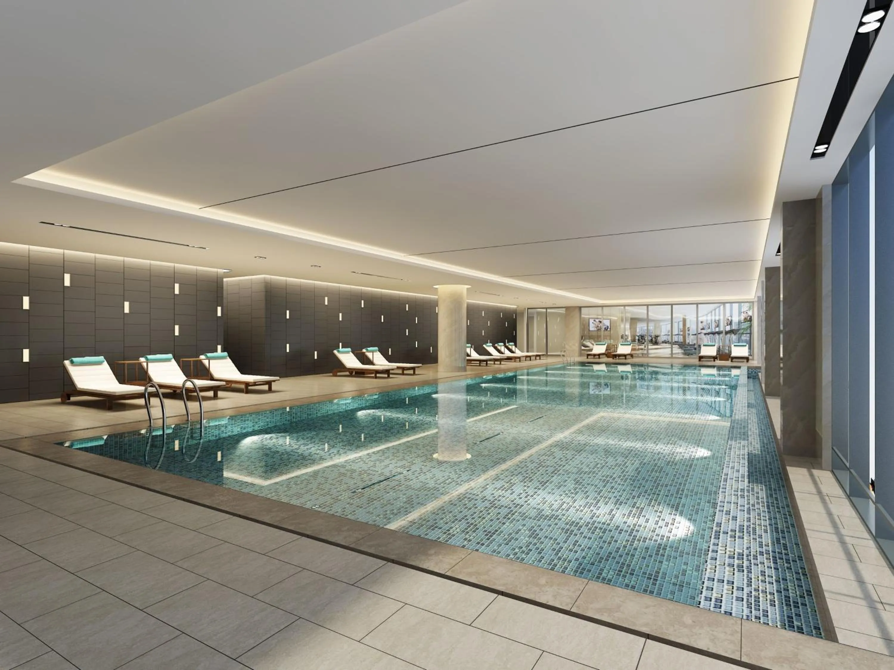 Swimming pool in Holiday Inn Chengde Park View by IHG