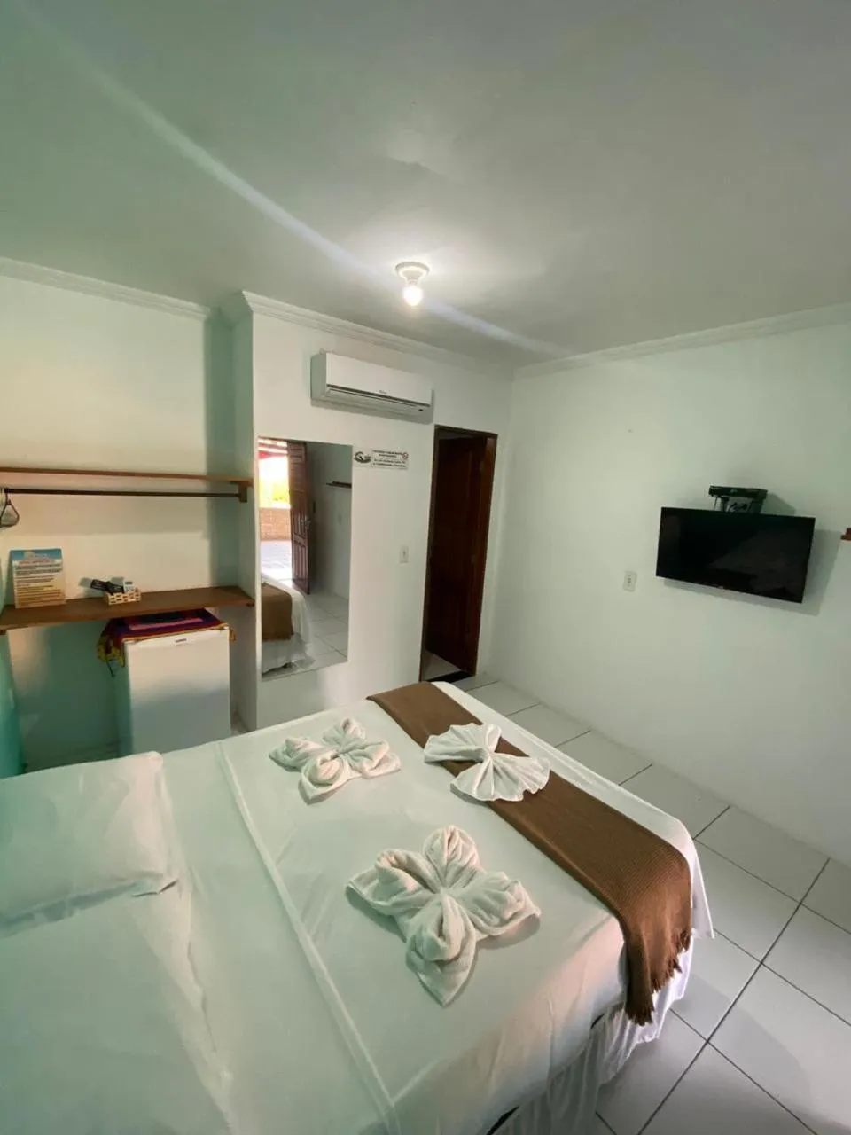 Bed in Pousada Numei de Jeri