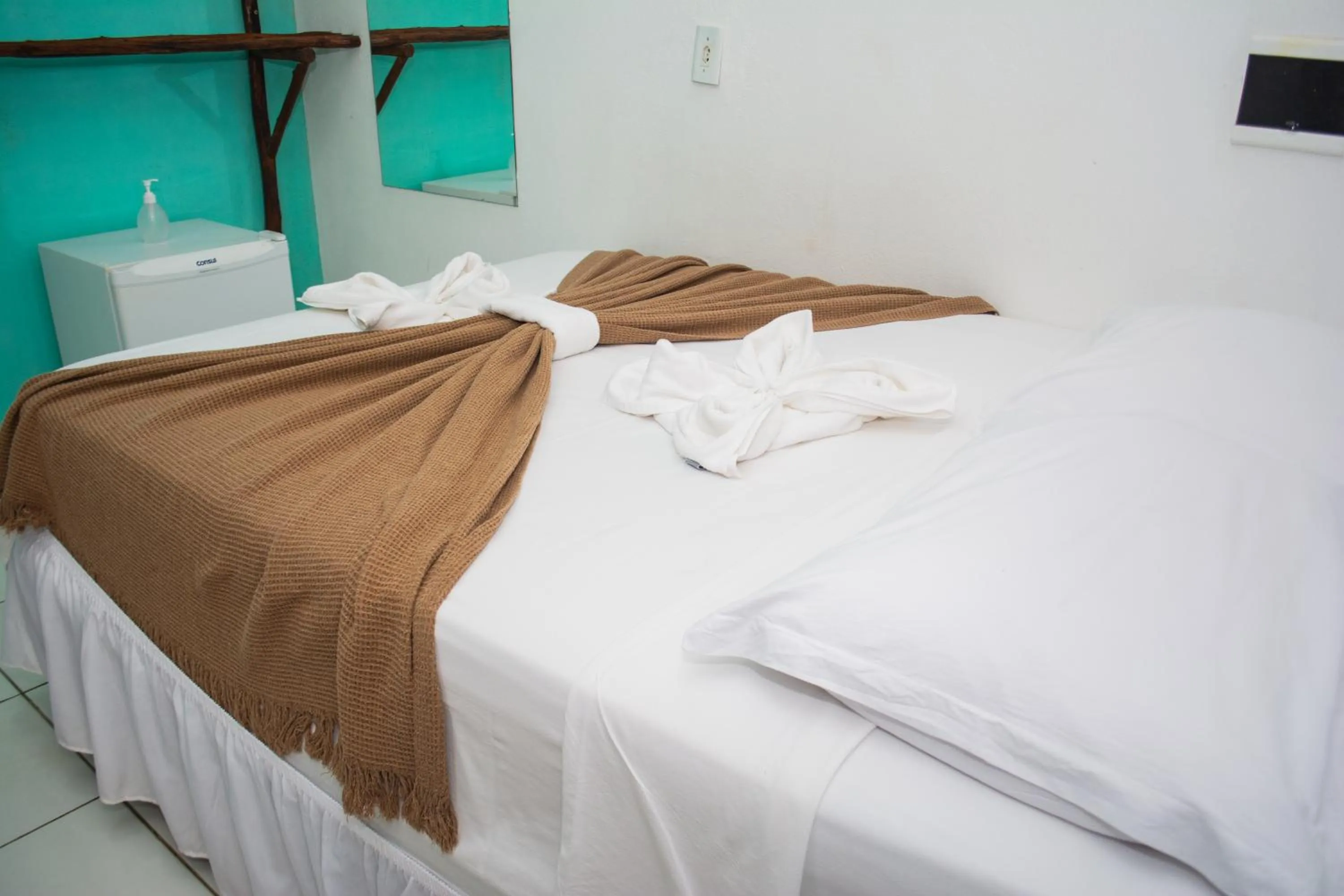 Bed in Pousada Numei de Jeri