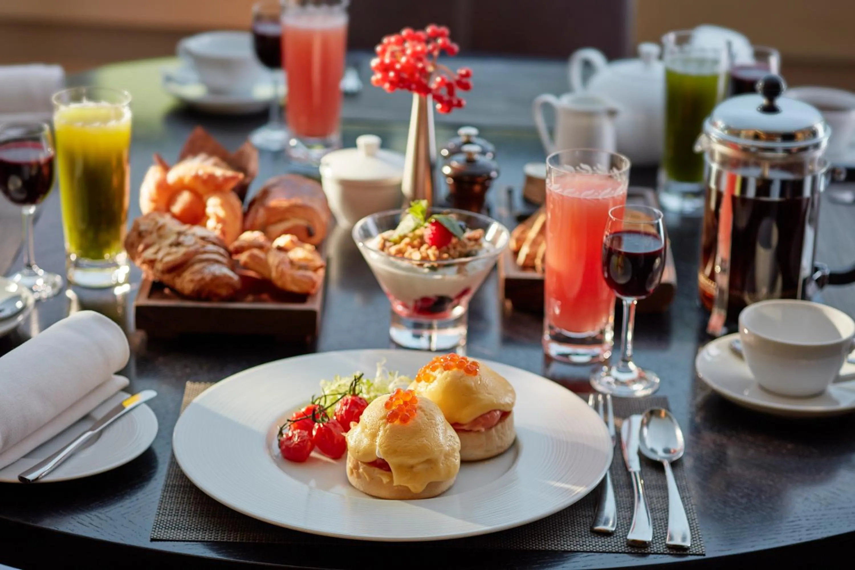 Breakfast in Mandarin Oriental Hyde Park, London
