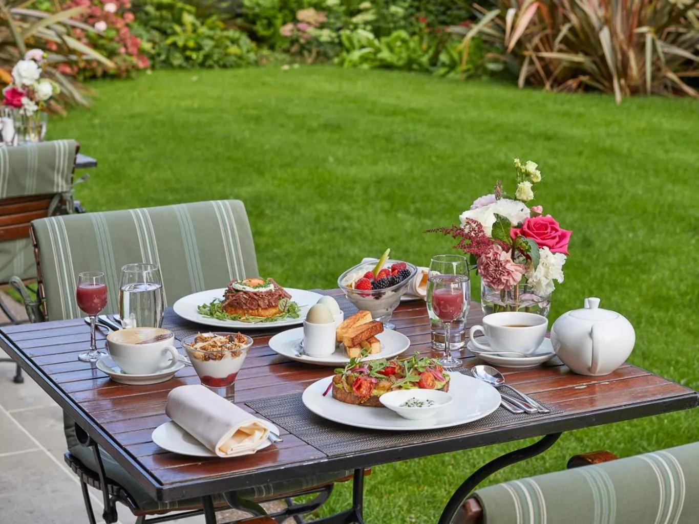 Breakfast in Mandarin Oriental Hyde Park, London