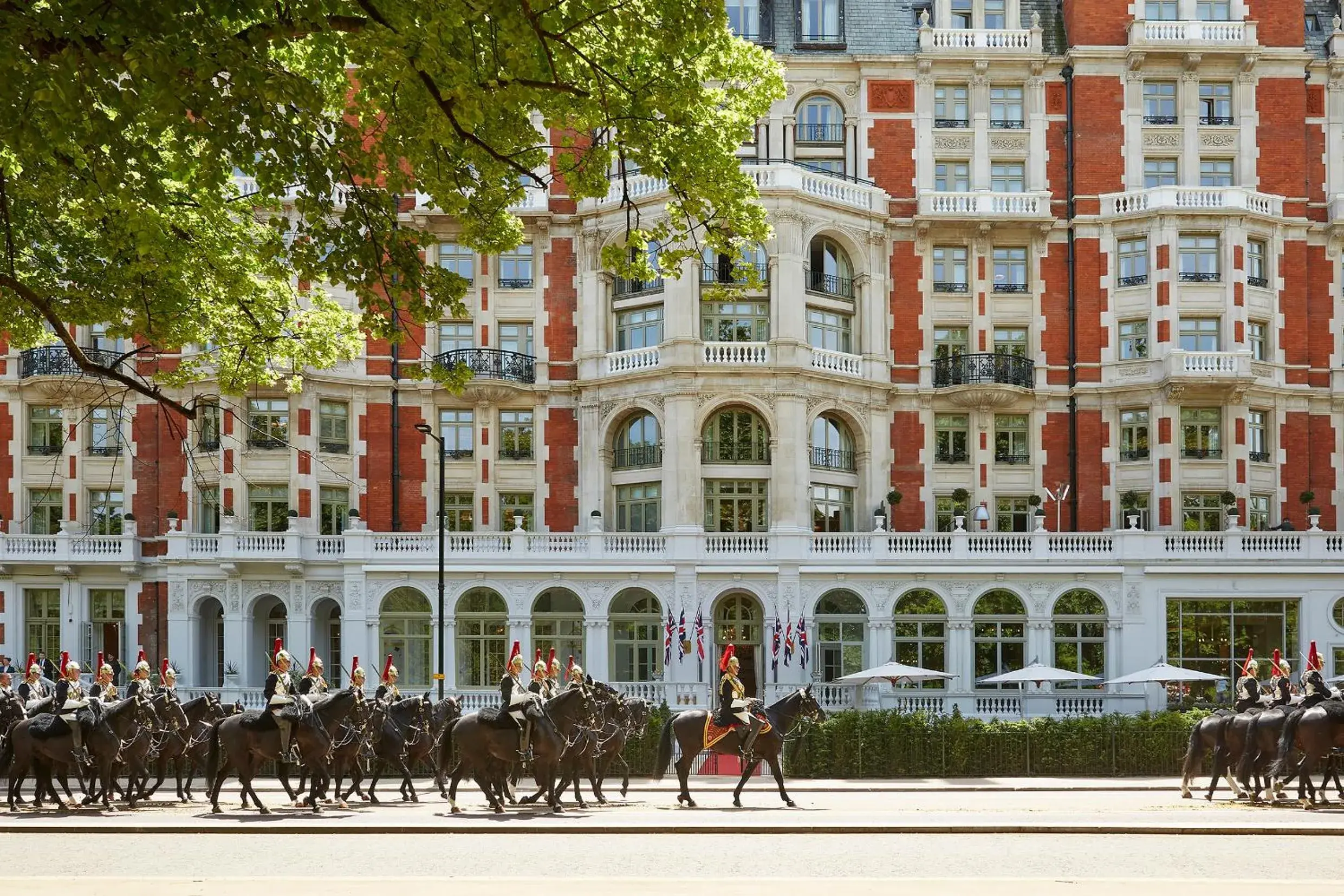Facade/entrance in Mandarin Oriental Hyde Park, London Facade/entrance in Mandarin Oriental Hyde Park, London