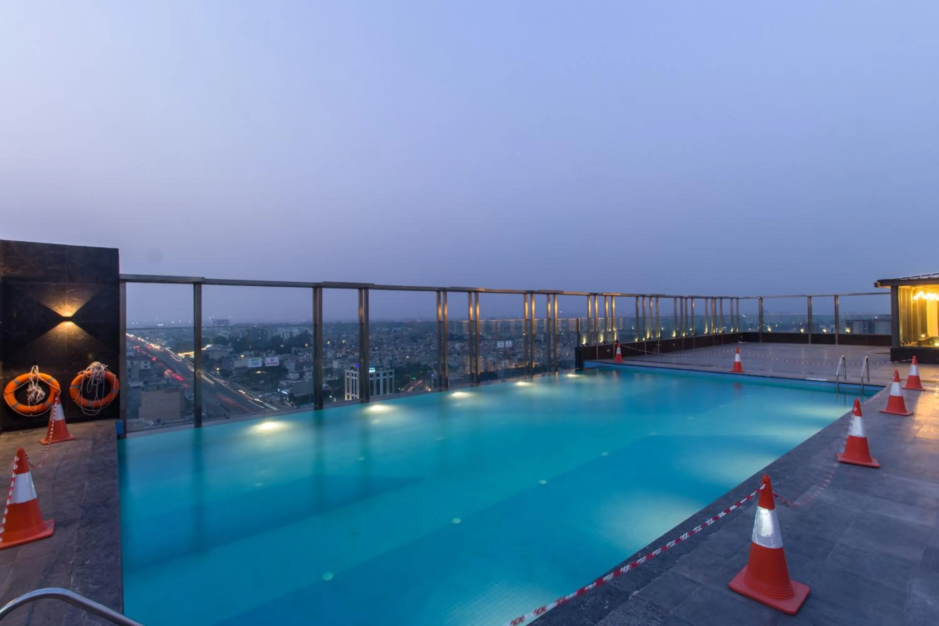 Swimming pool in Holiday Inn Chandigarh Zirakpur by IHG