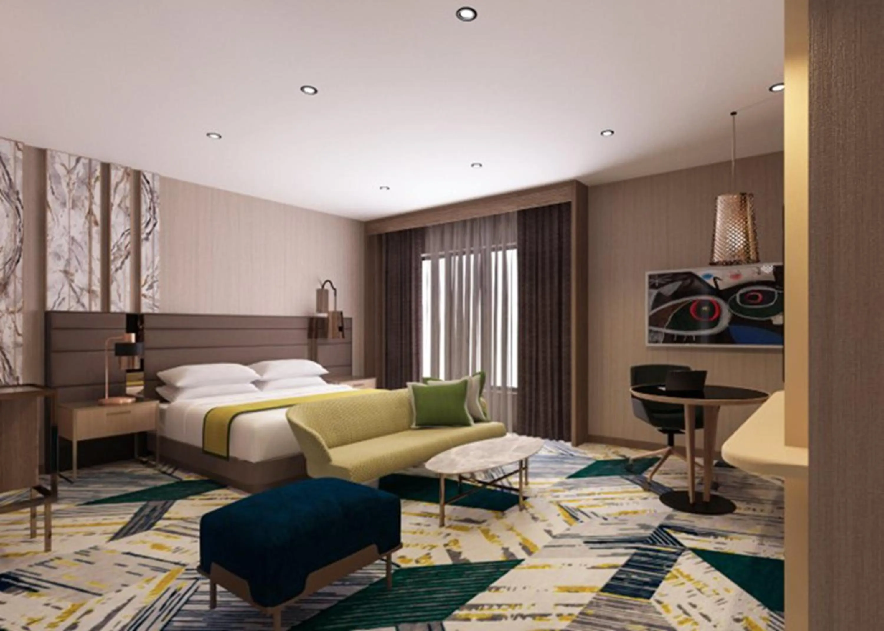 Photo of the whole room, Bed in Holiday Inn Chandigarh Zirakpur by IHG