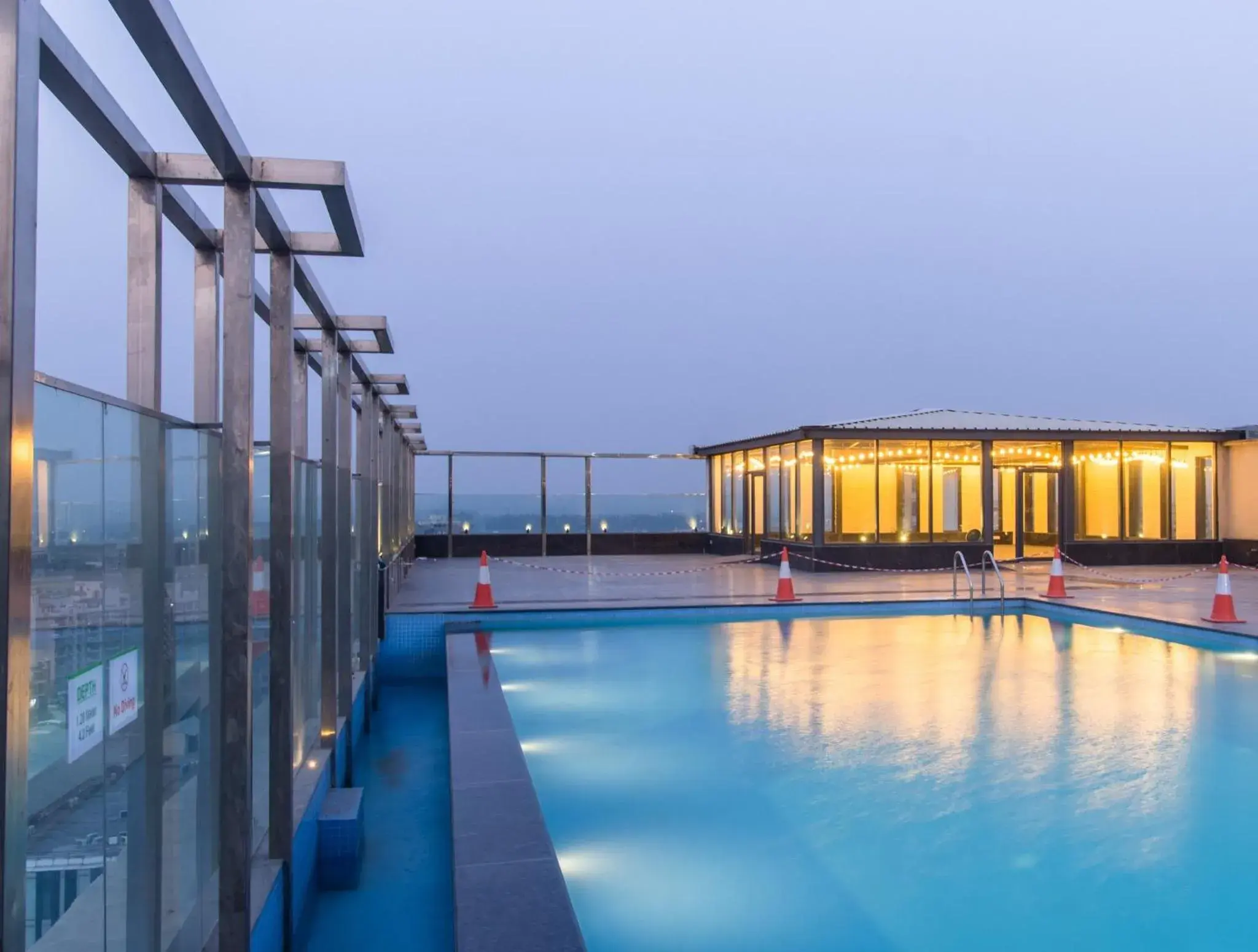 Swimming pool in Holiday Inn Chandigarh Zirakpur by IHG Swimming pool in Holiday Inn Chandigarh Zirakpur by IHG