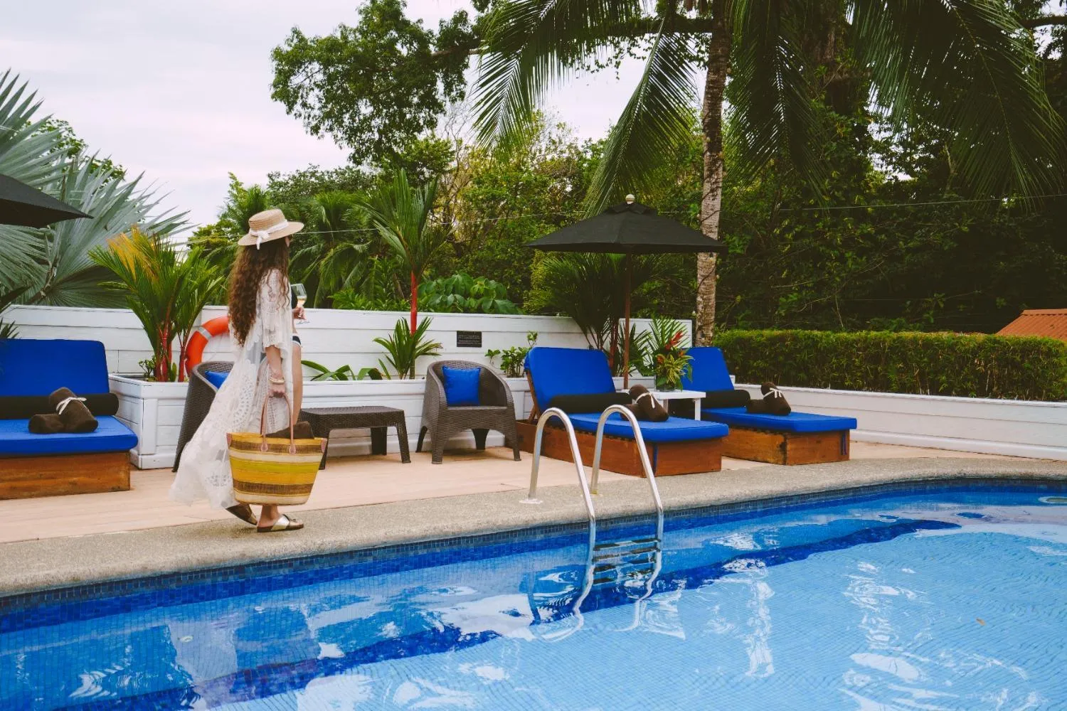 Swimming pool in Hotel Villabosque Eco Boutique