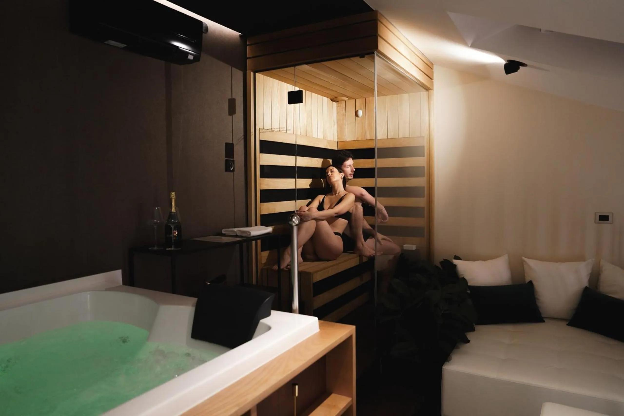 People in DeGrassi Boutique Garni Hotel Izola