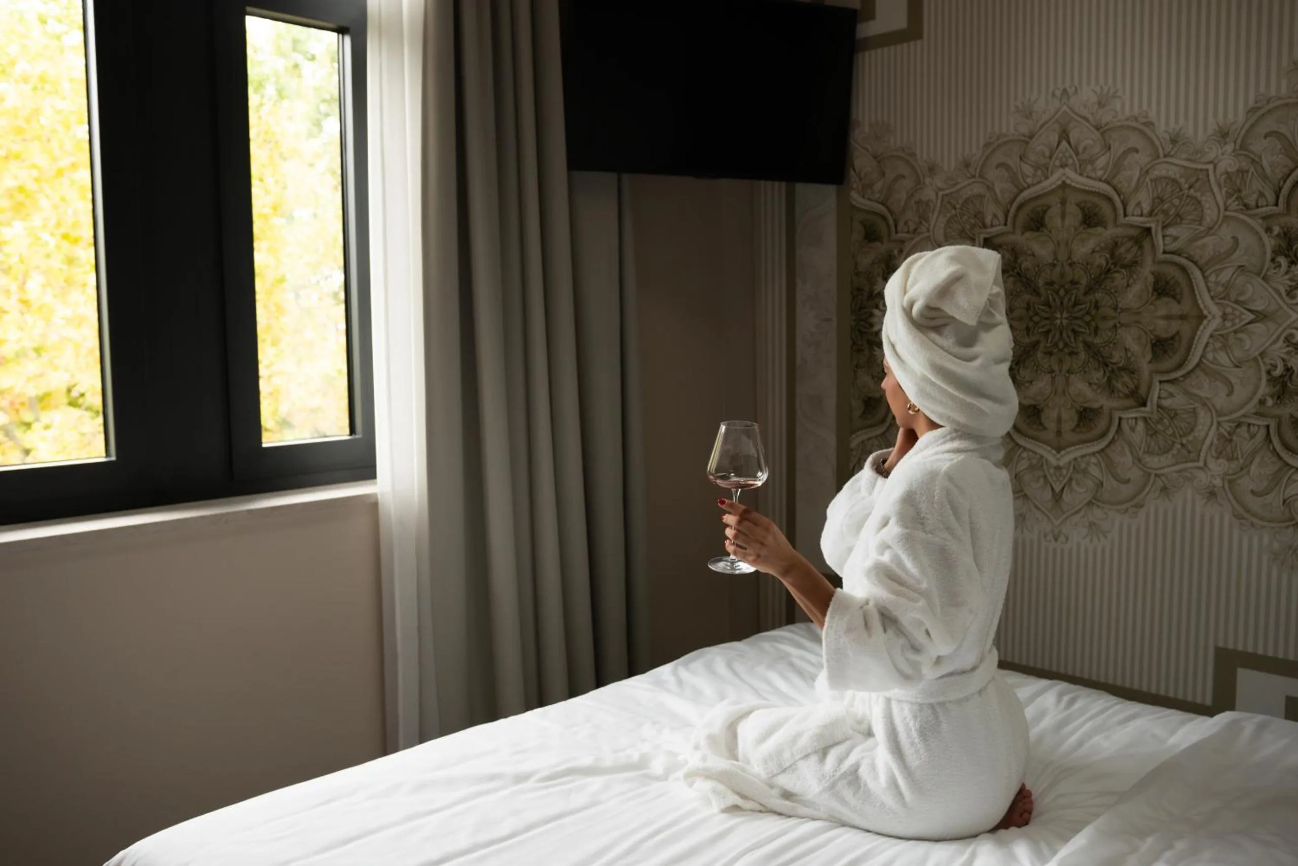 Bed in DeGrassi Boutique Garni Hotel Izola