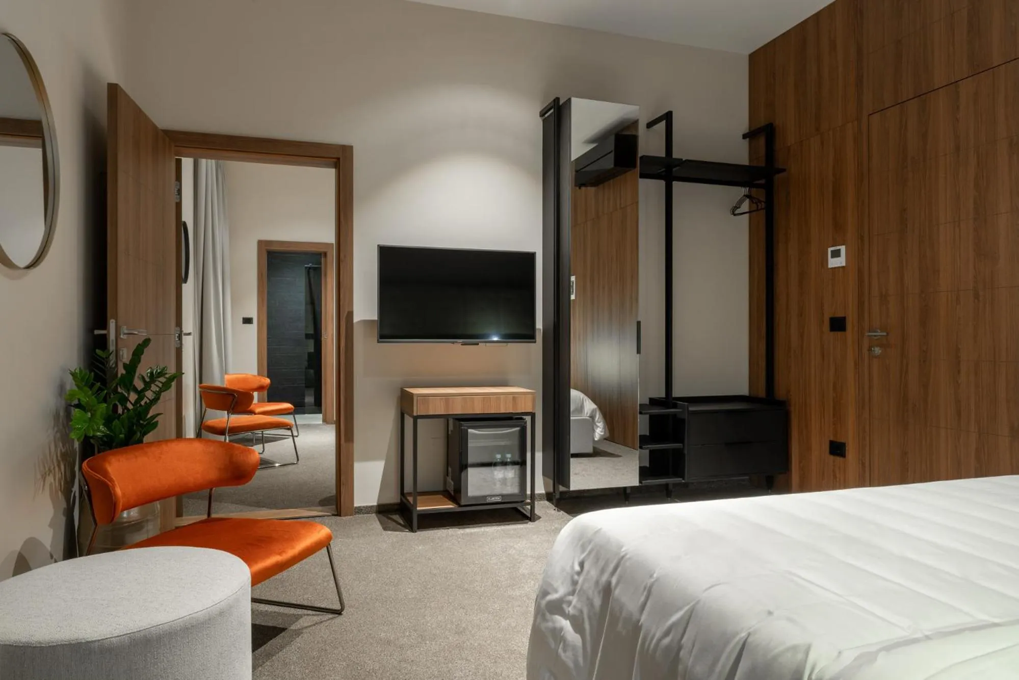 TV and multimedia, Bed in DeGrassi Boutique Garni Hotel Izola