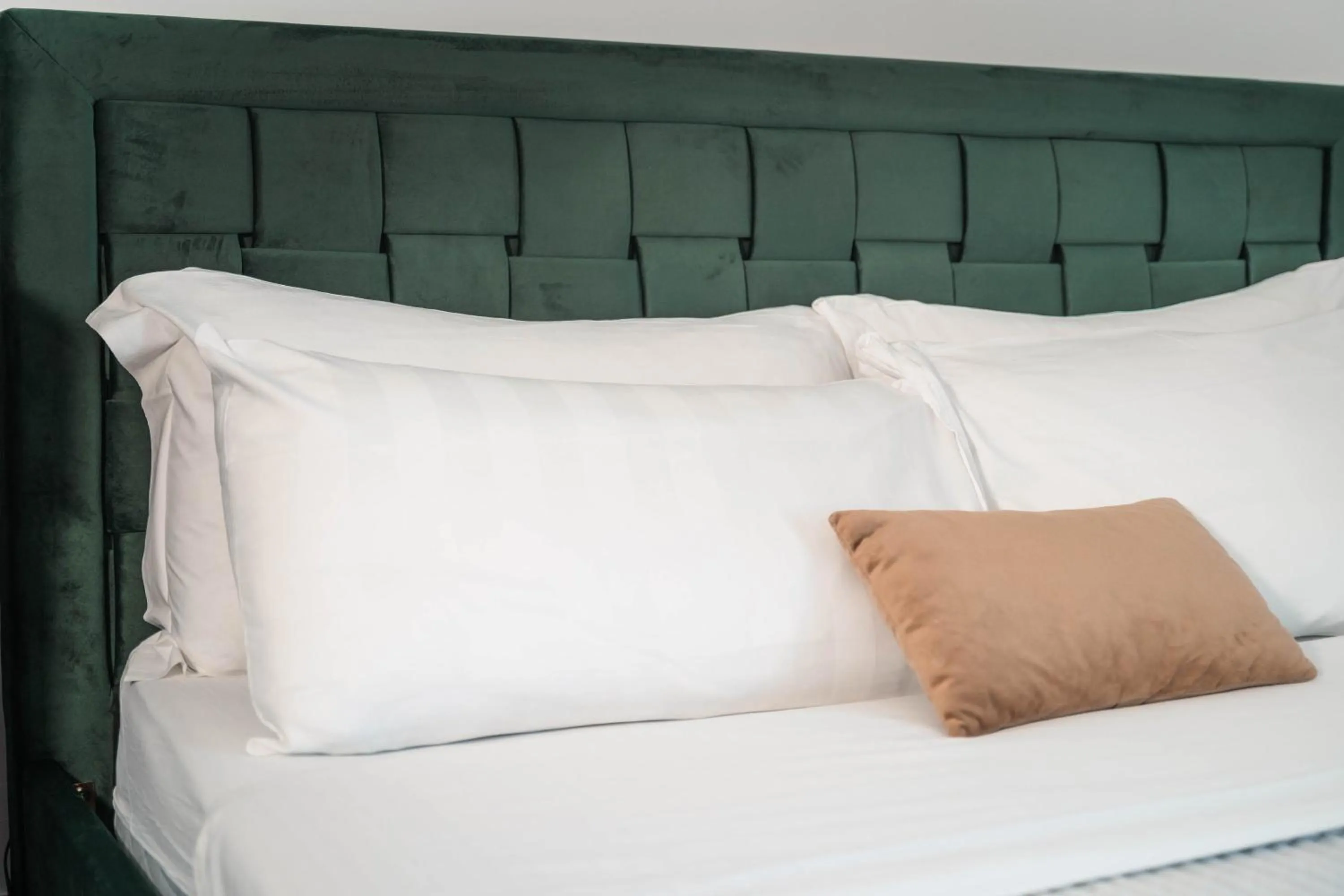 Decorative detail, Bed in Kairos Hotel