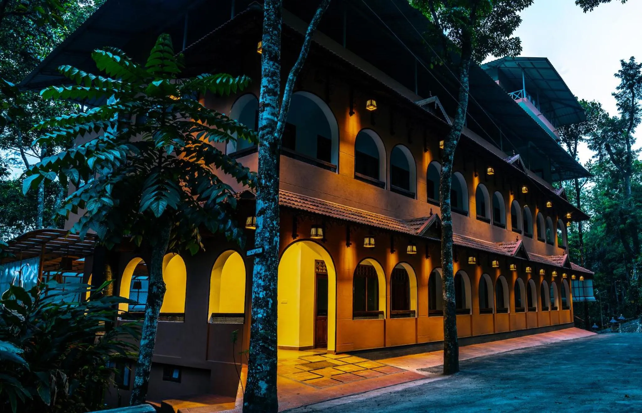 Property building in Kalpavanam Heritage Resort