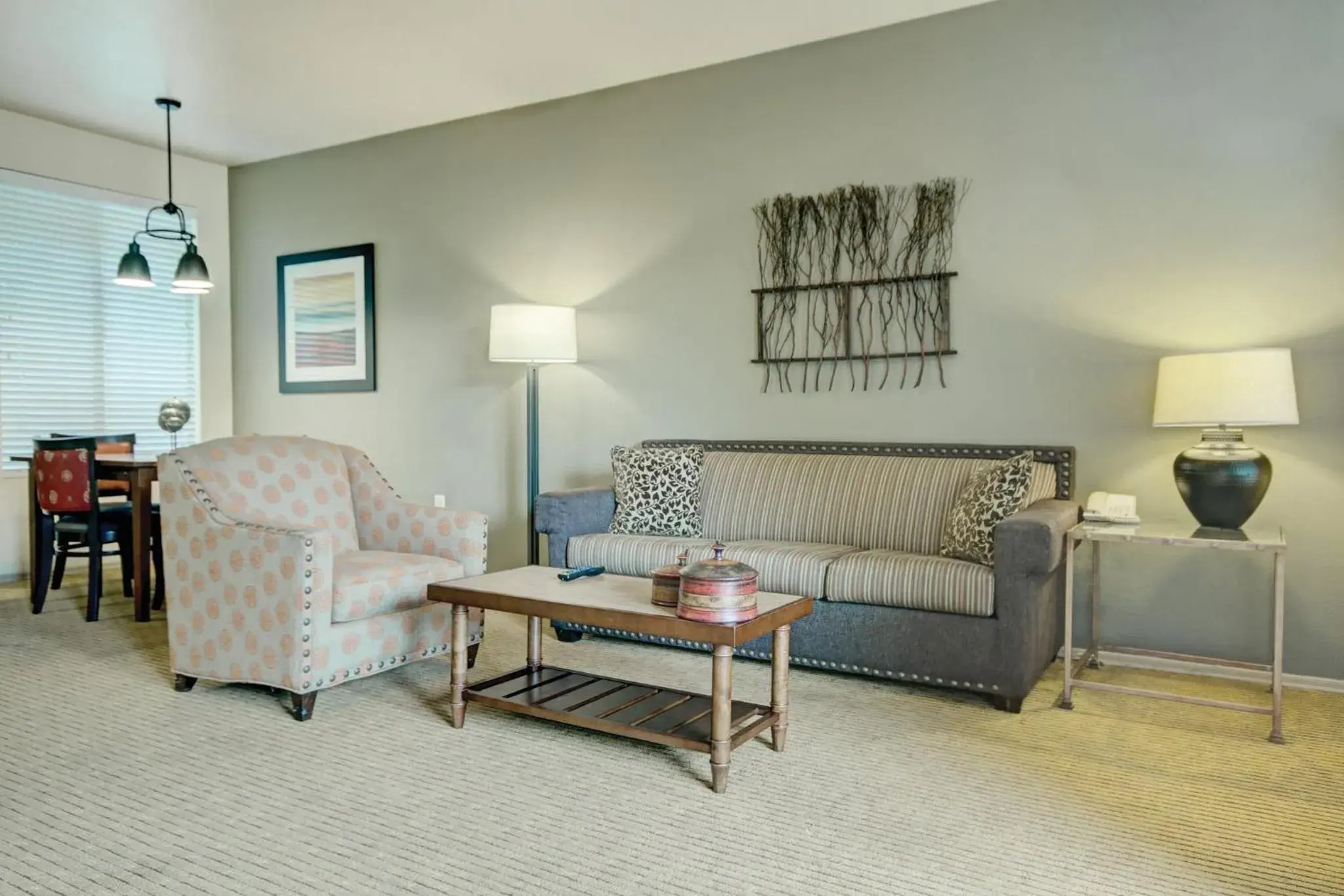 Living room in Raintree at Phoenix South Mountain Preserve Living room in Raintree at Phoenix South Mountain Preserve