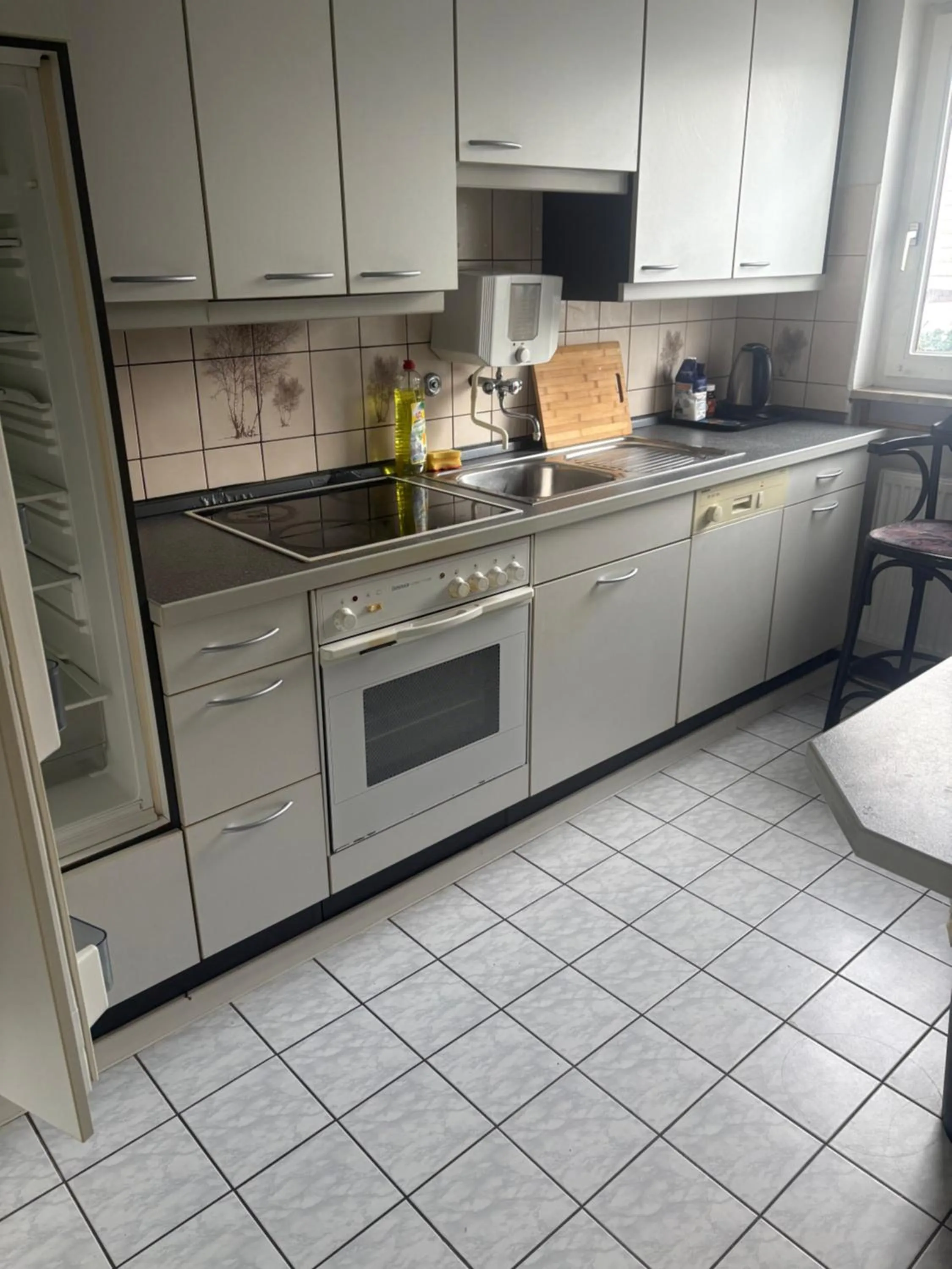 Kitchen or kitchenette in Hotel Falk