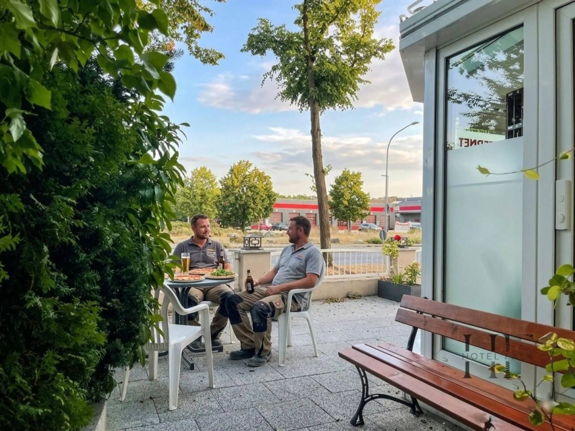 Balcony/Terrace in Hotel Falk