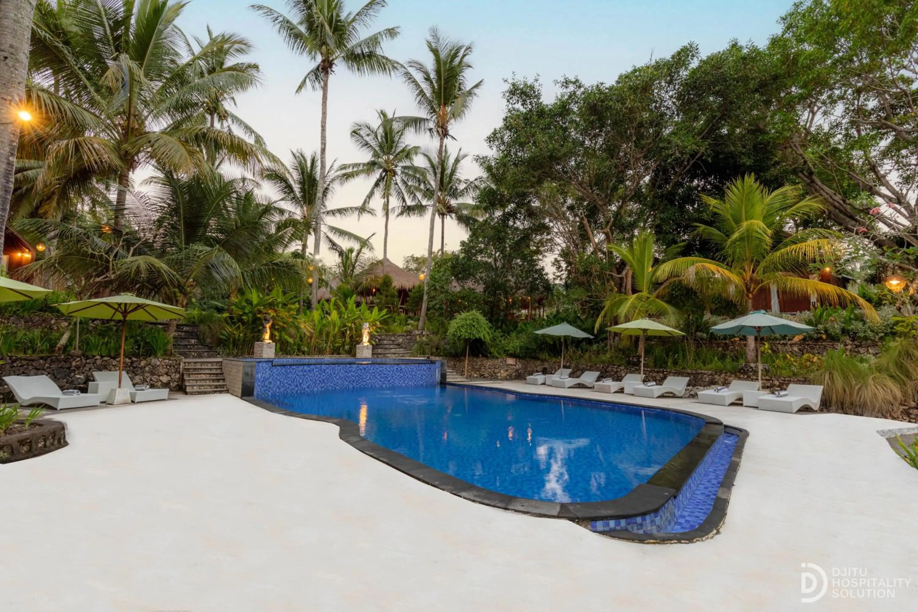 Swimming pool in Bila Penida Resort & Farm