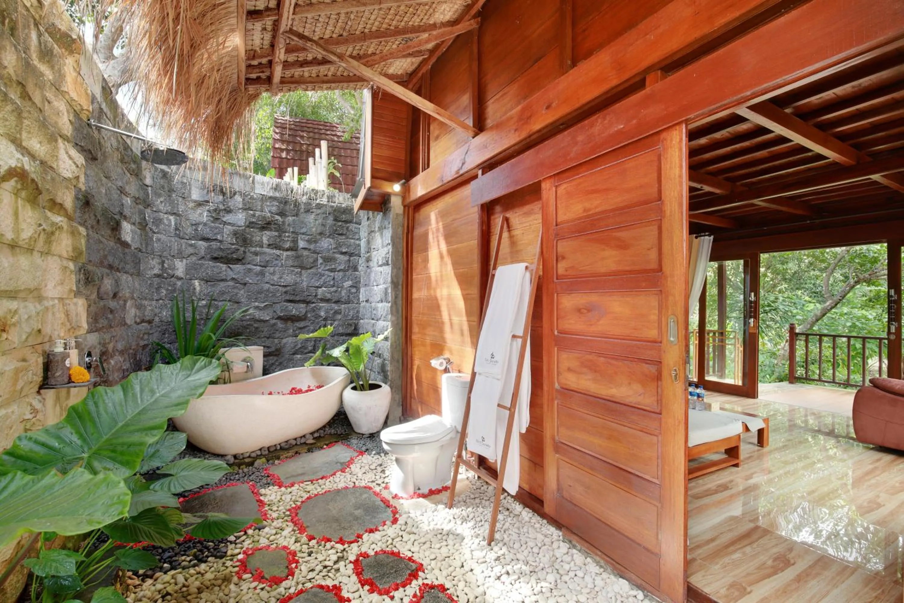 Toilet in Bila Penida Resort & Farm