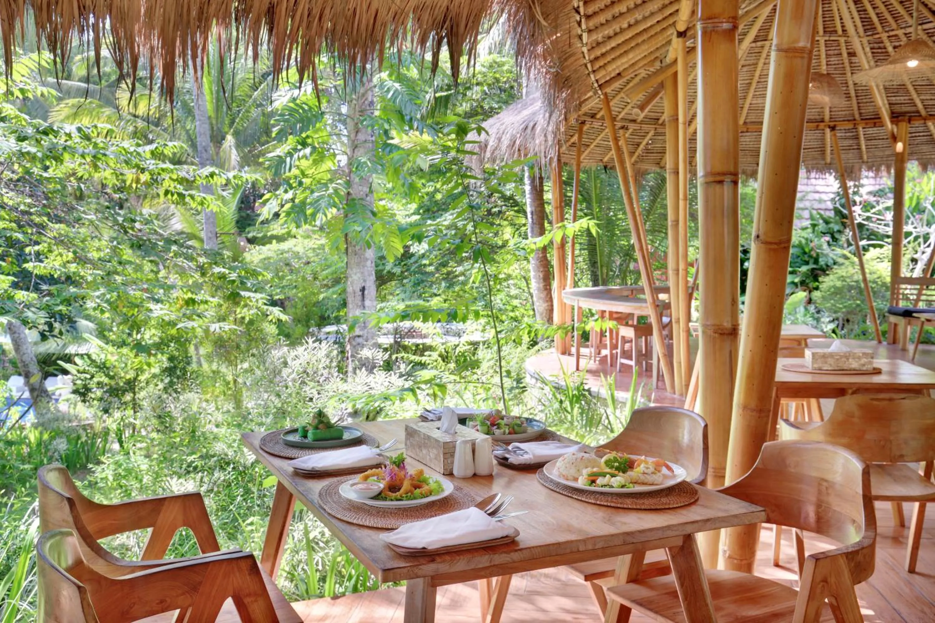 Patio in Bila Penida Resort & Farm