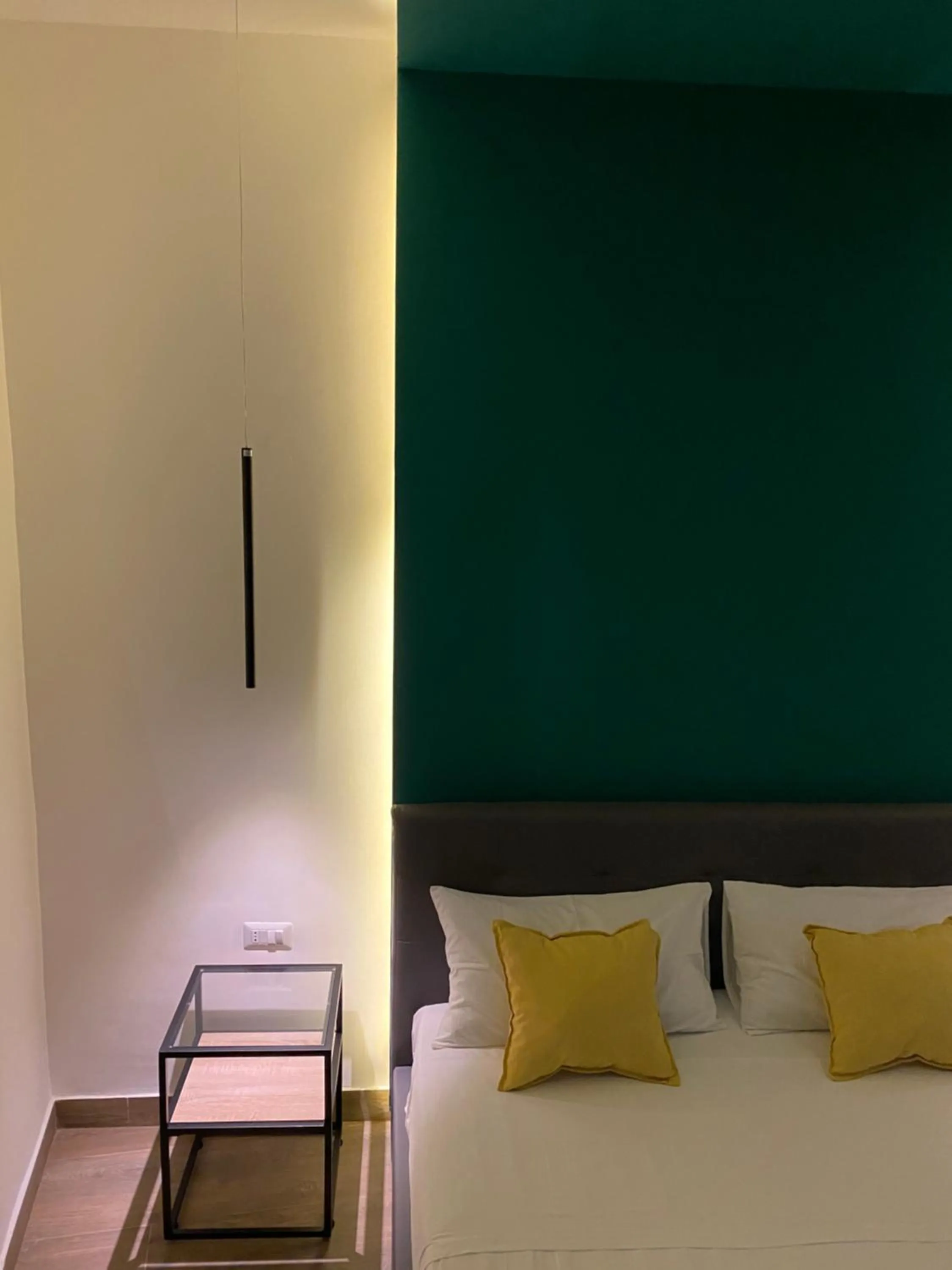 Decorative detail, Bed in Salotto Toledo