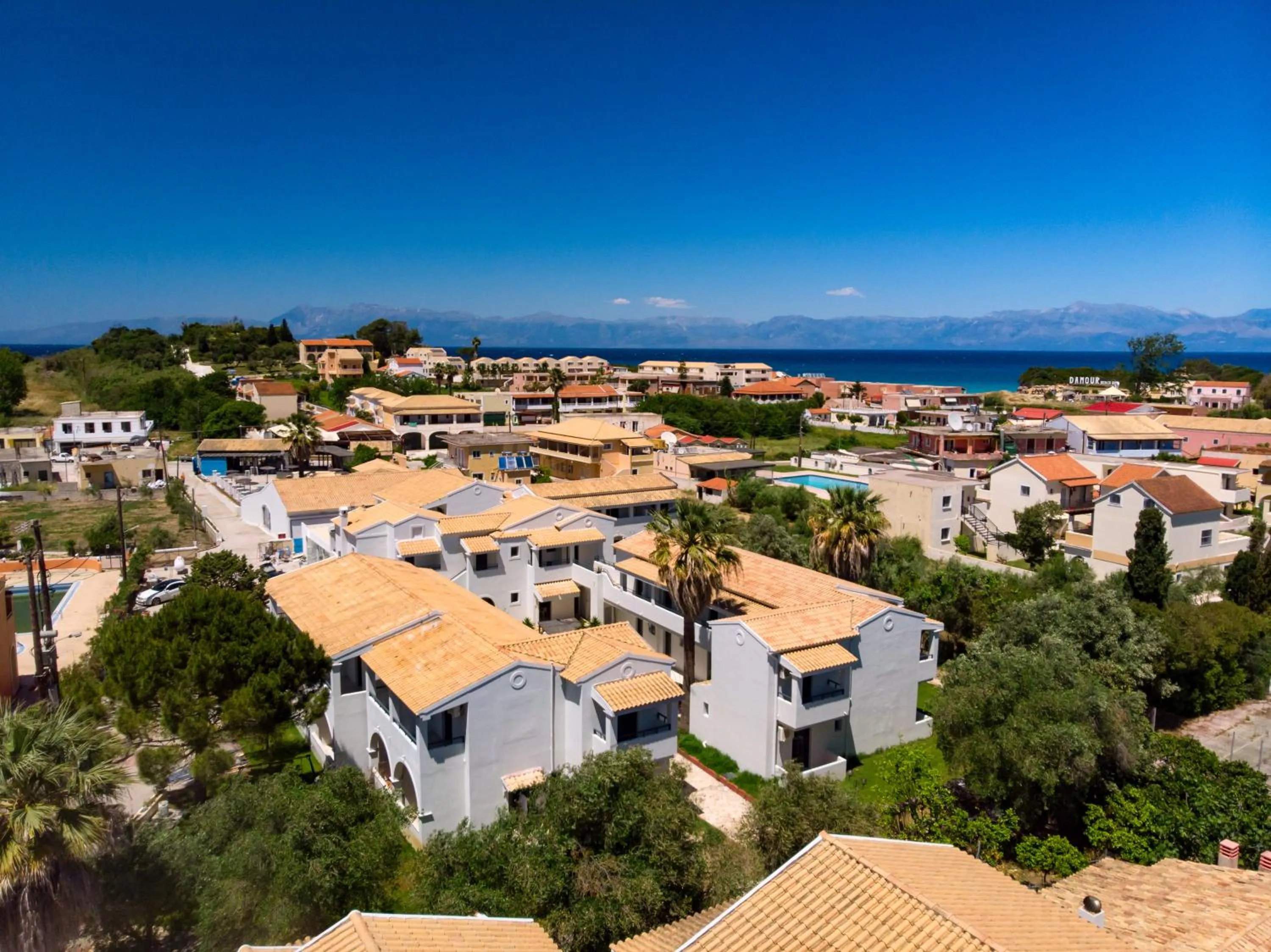 Bird's eye view in Corfu SunGate Hotel