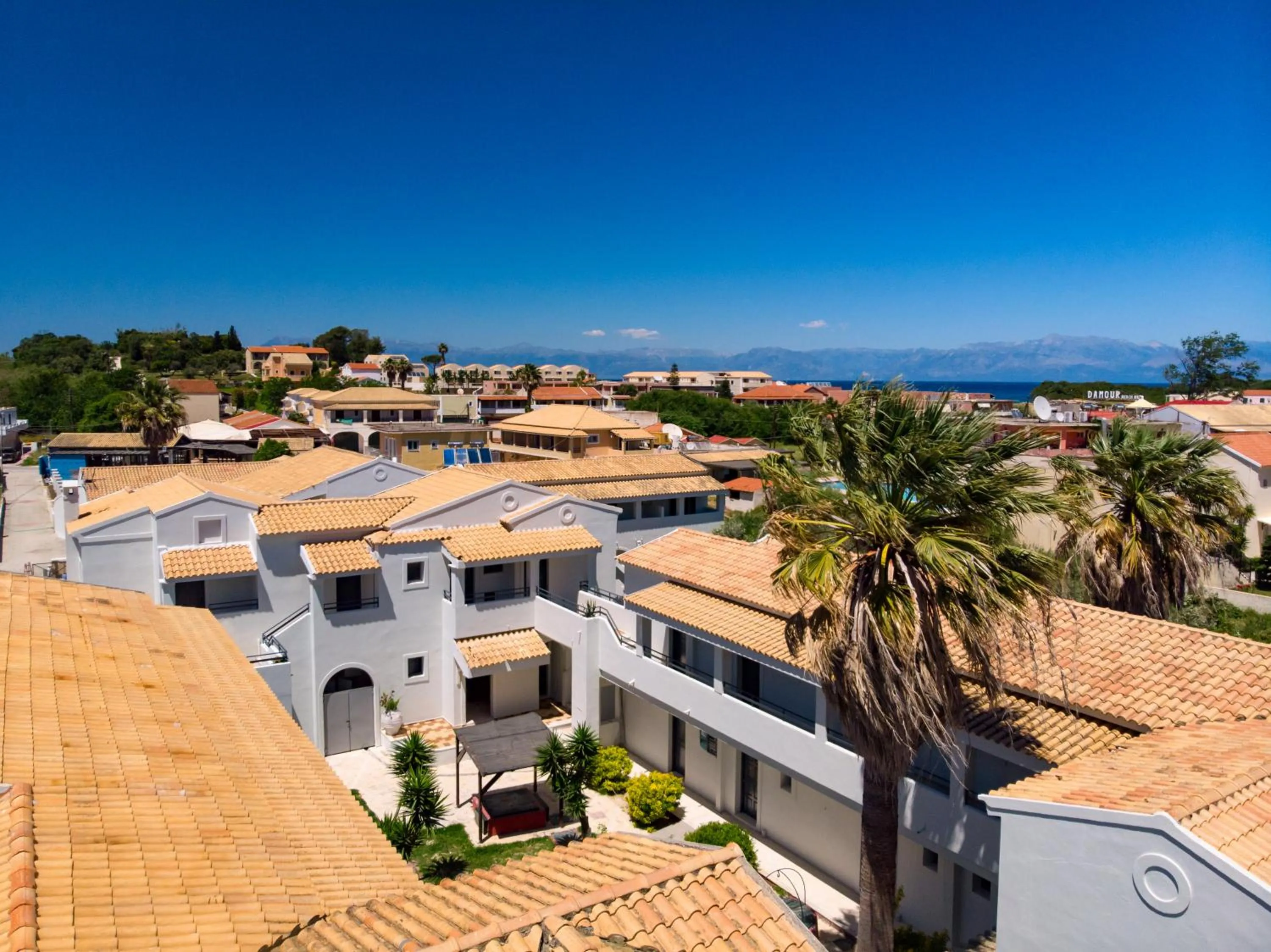Bird's eye view in Corfu SunGate Hotel