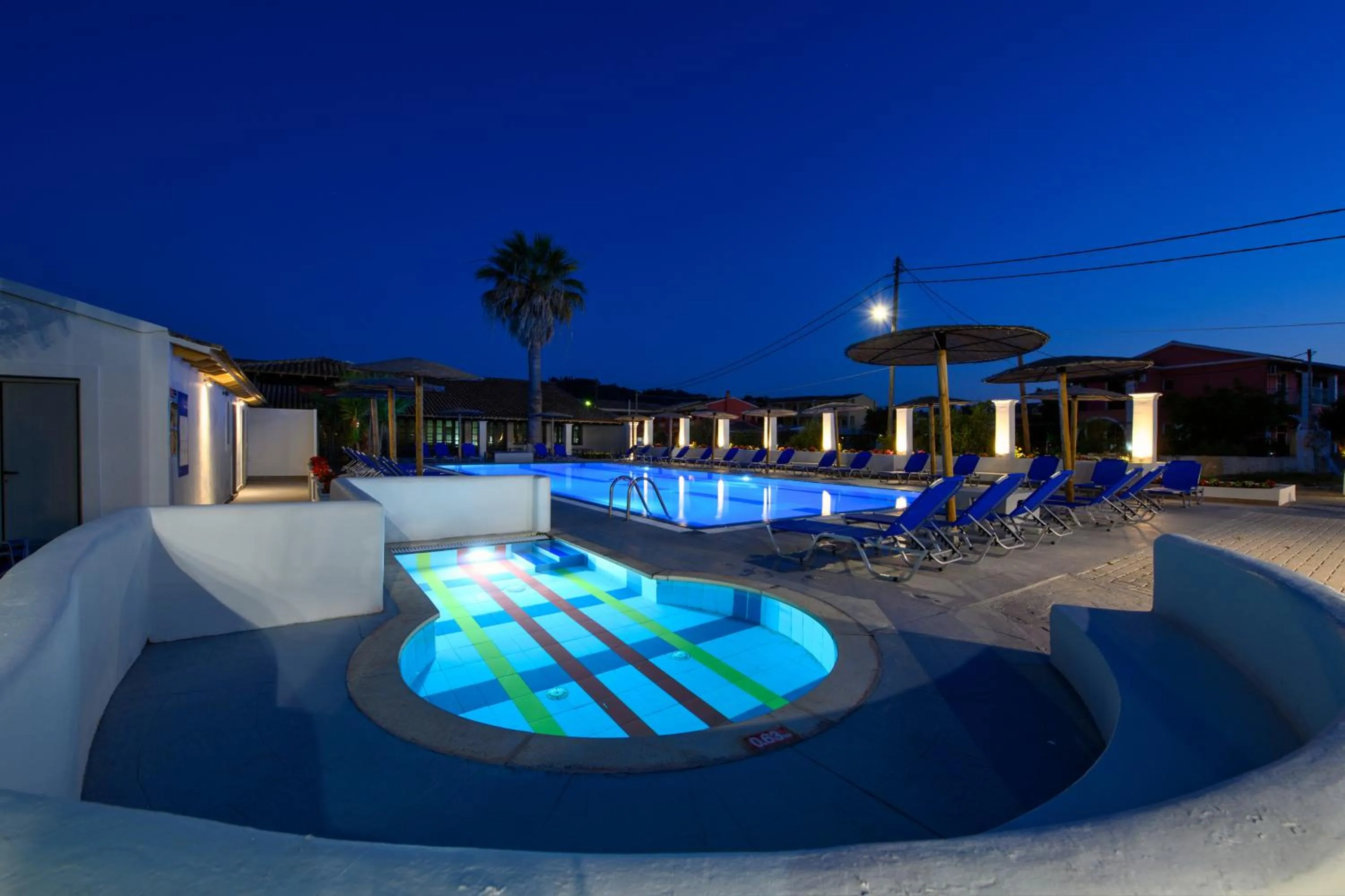Pool view in Corfu SunGate Hotel