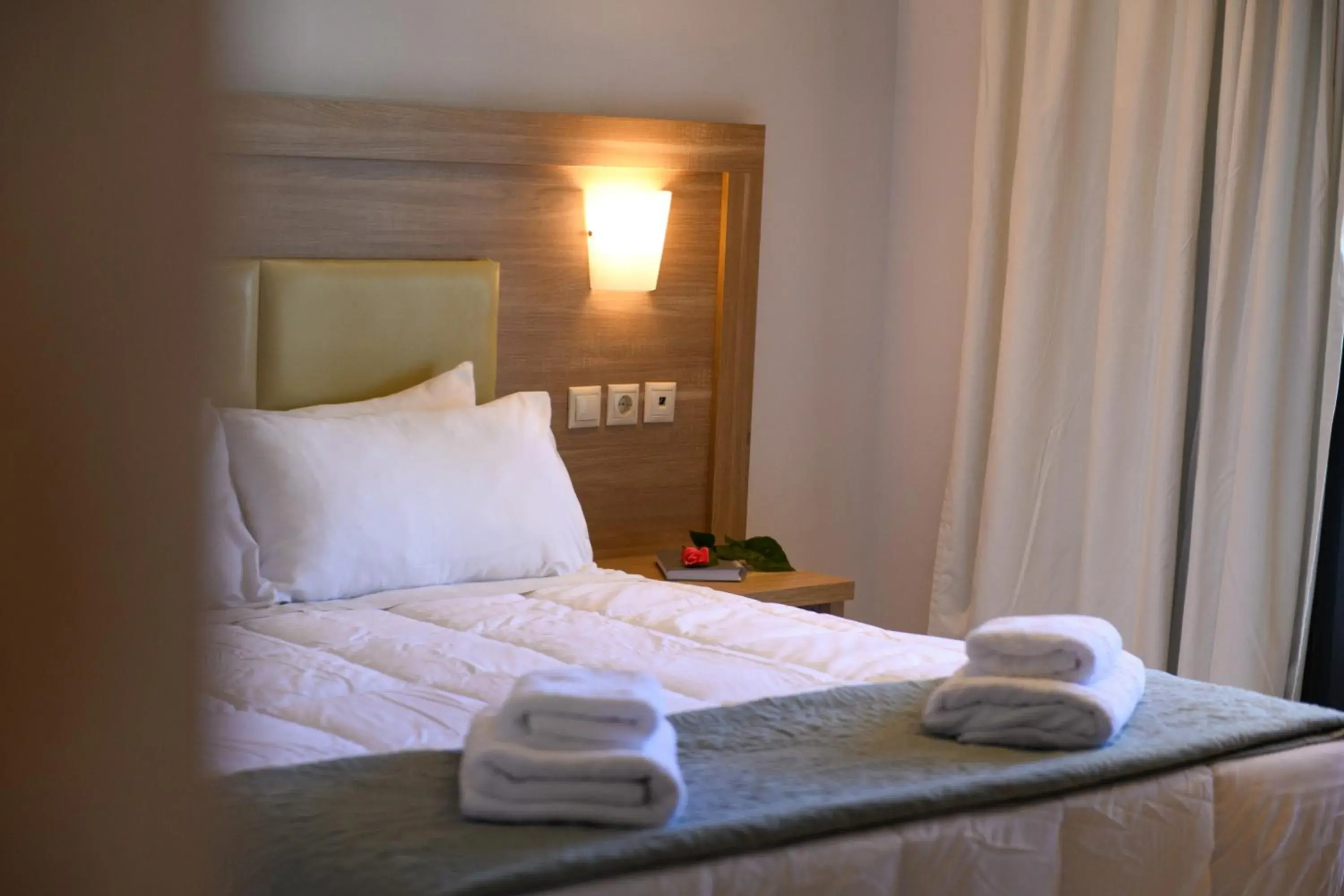 Bed in Corfu SunGate Hotel Bed in Corfu SunGate Hotel