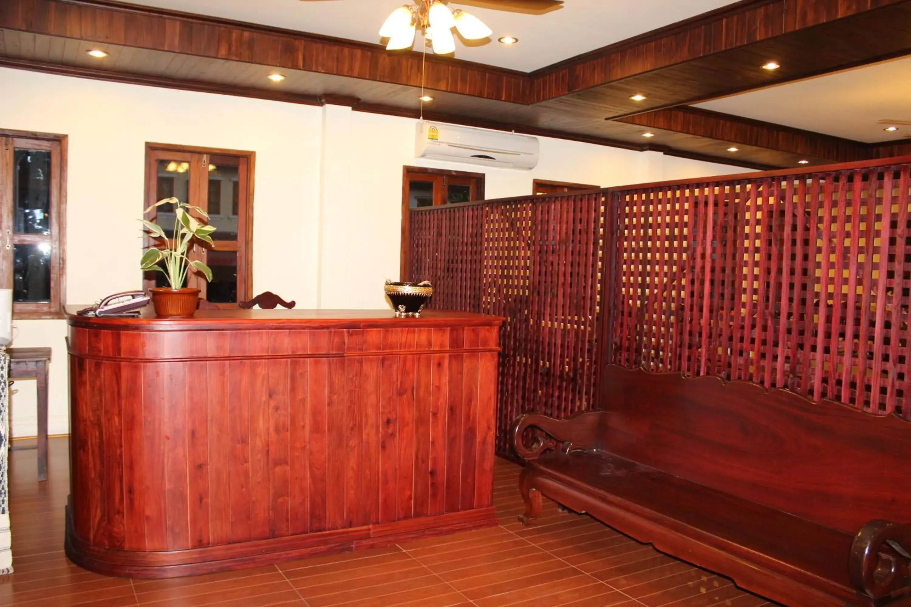 Lobby or reception in Luang Prabang Legend Hotel Lobby or reception in Luang Prabang Legend Hotel