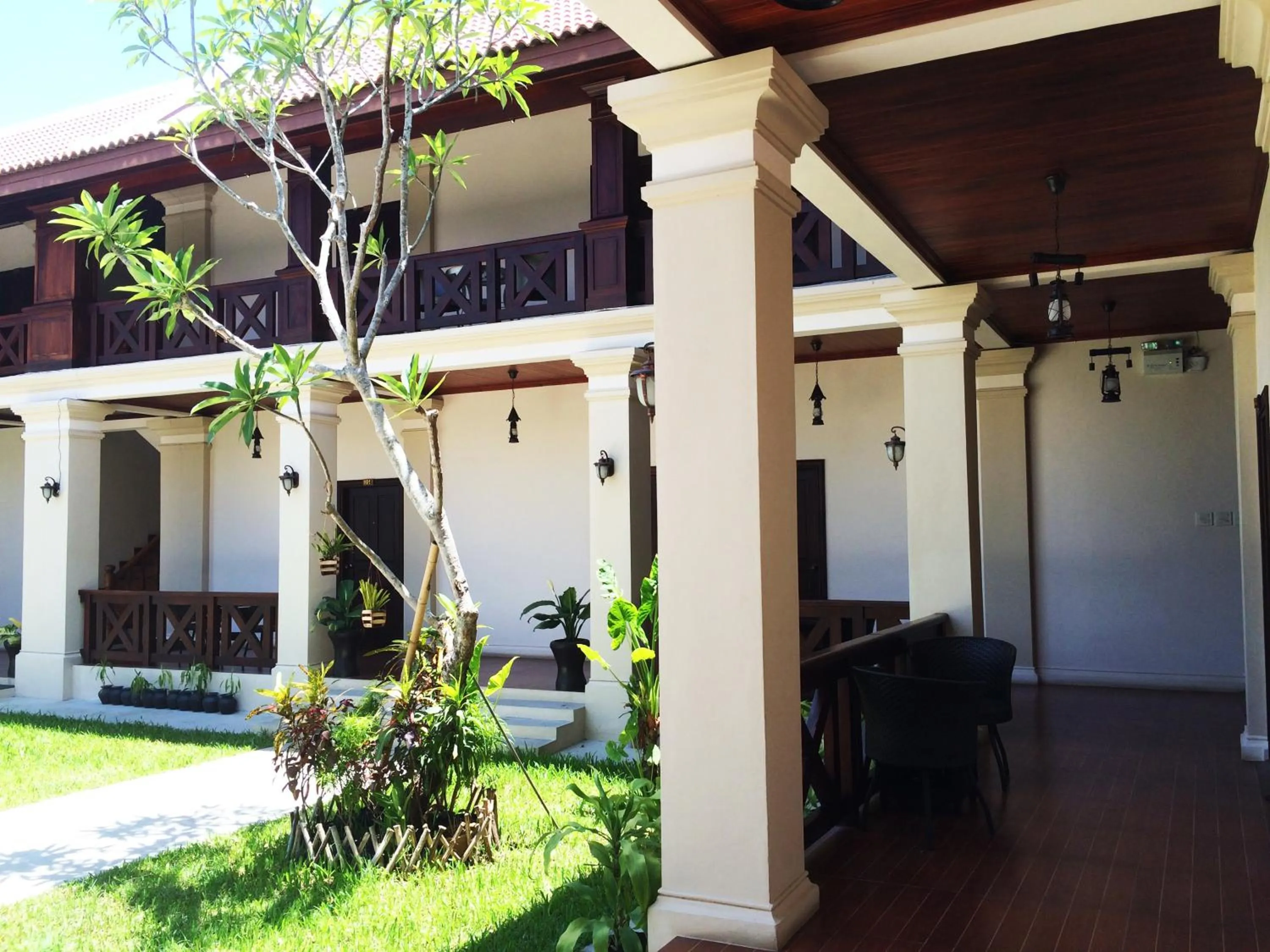 Garden in Luang Prabang Legend Hotel