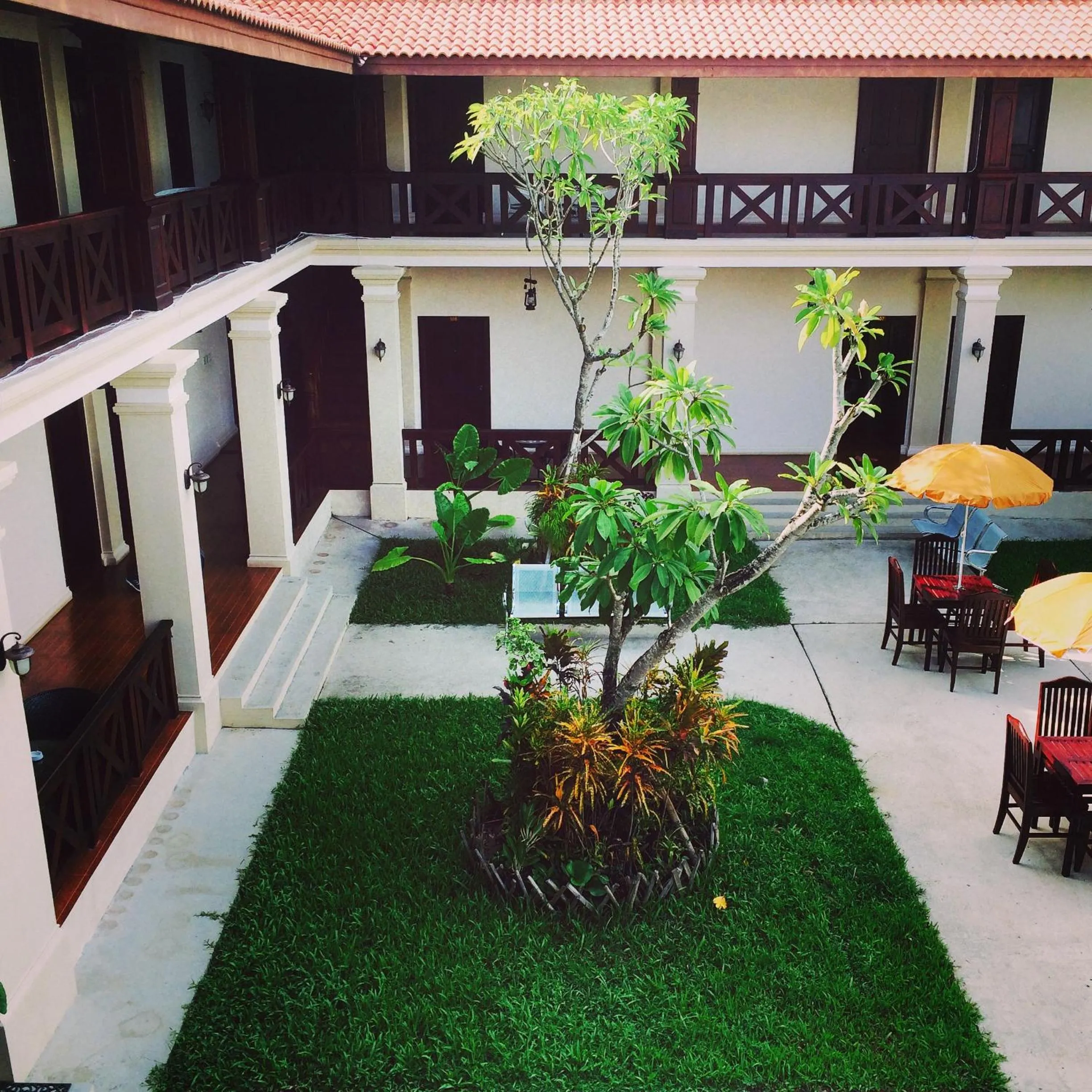 Garden in Luang Prabang Legend Hotel