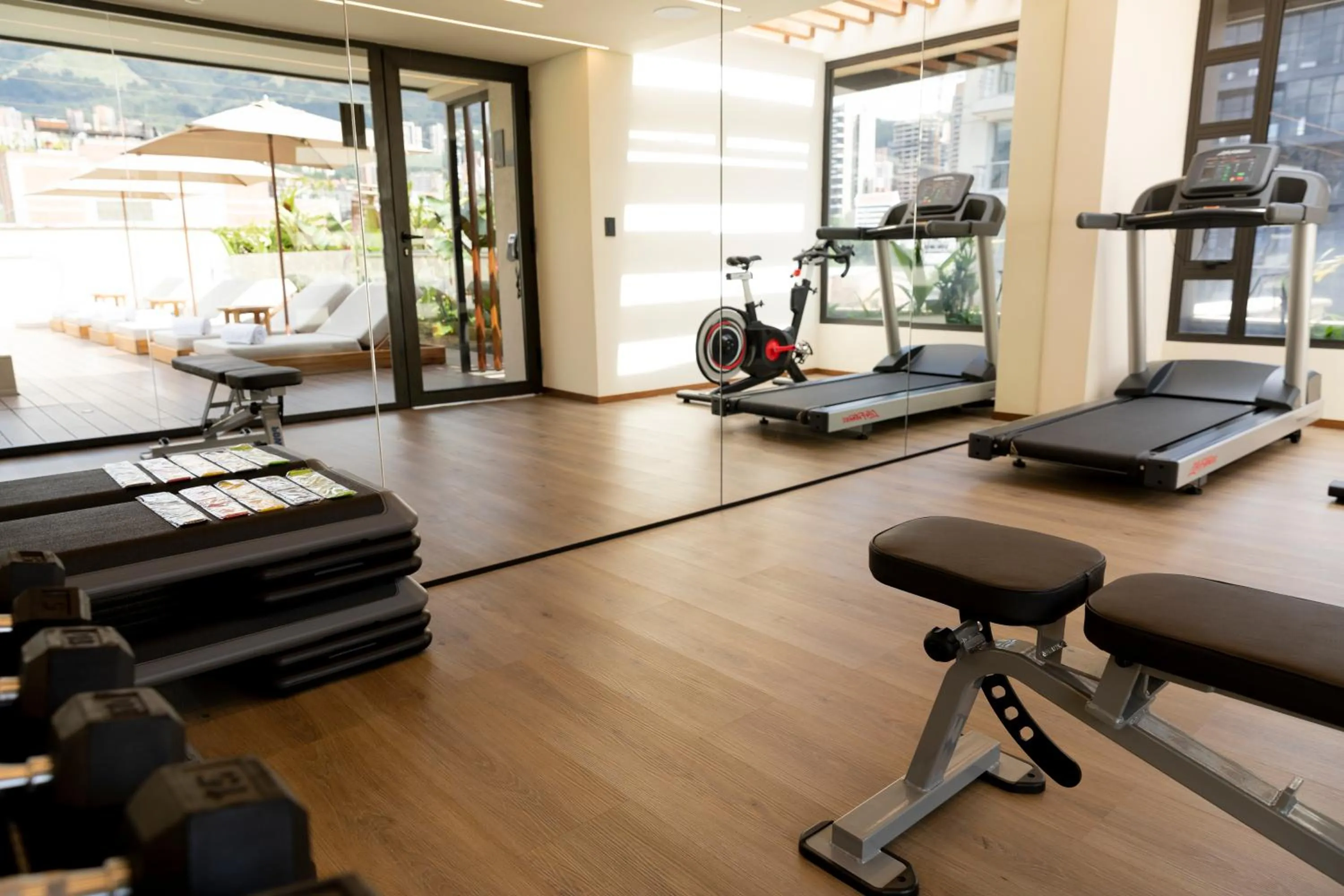 Fitness centre/facilities in Elcielo Hotel Luxury Medellin