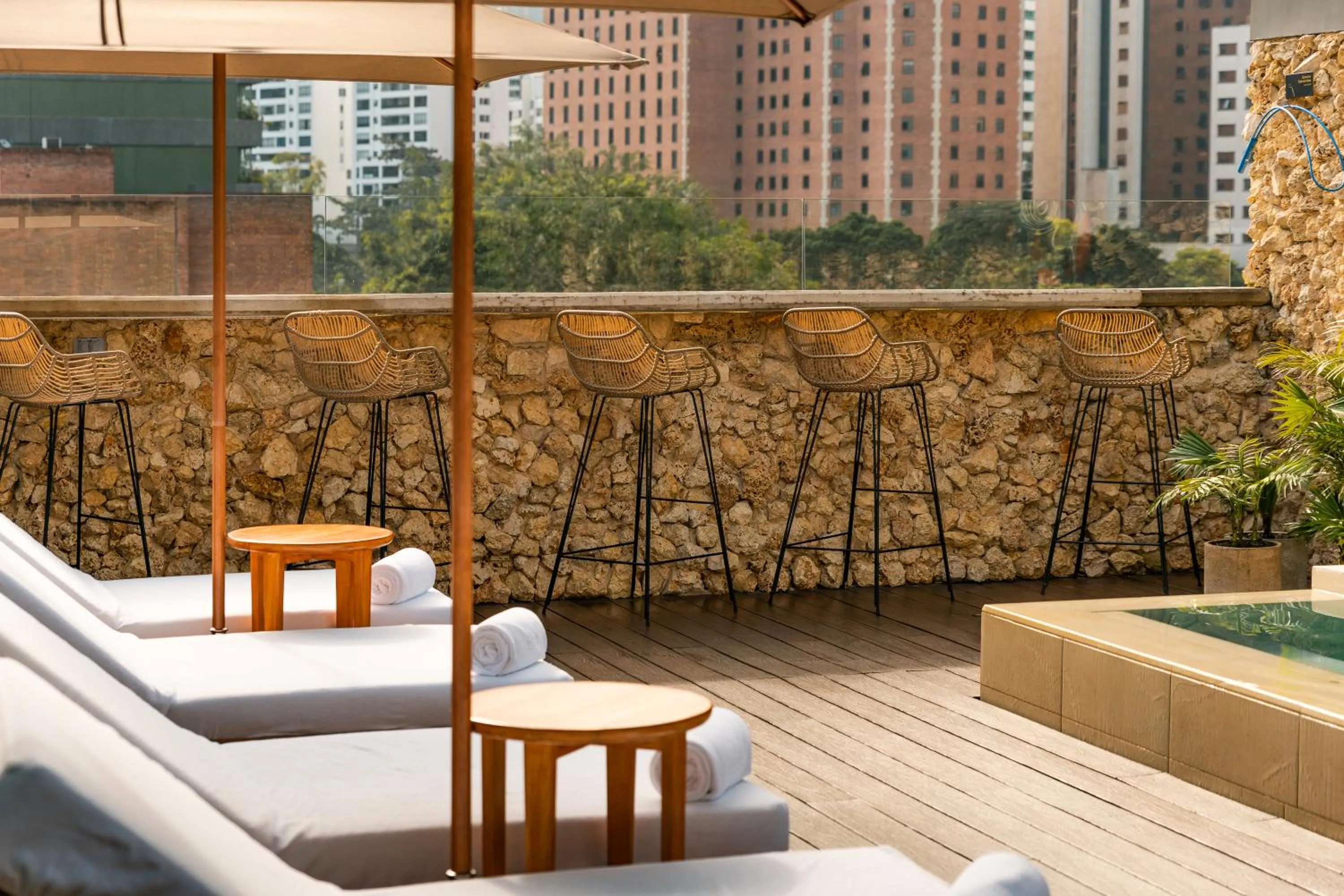 Swimming pool in Elcielo Hotel Luxury Medellin