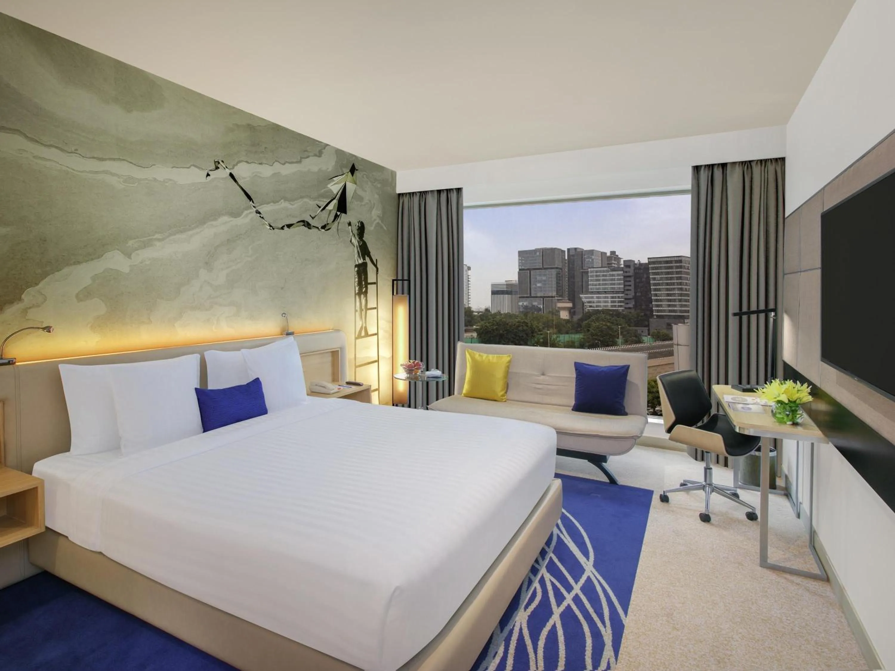 Bedroom, Bed in Novotel Ahmedabad