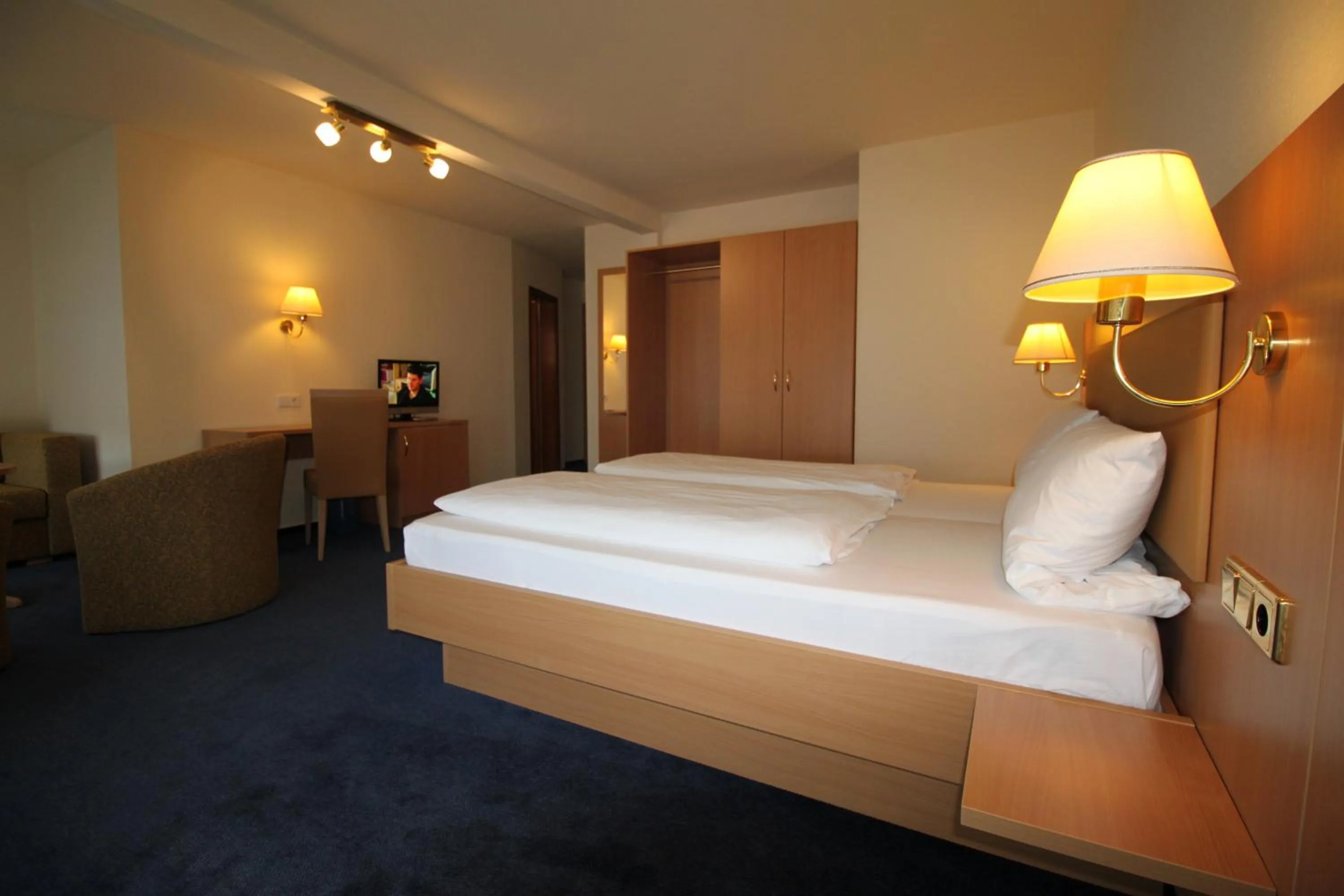 Decorative detail, Bed in Hotel Garni Eden