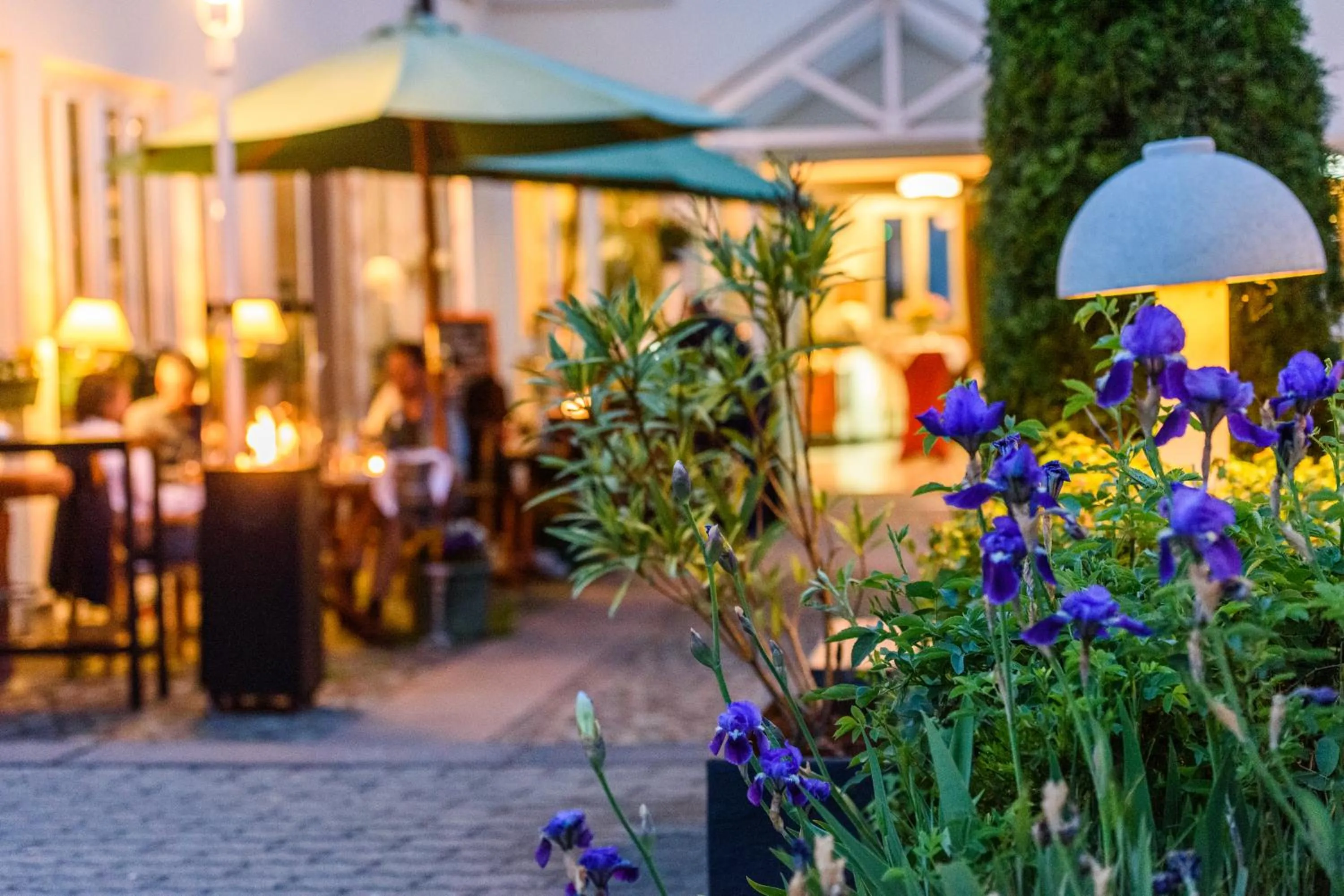 Patio in Residenz Hotel Leipzig