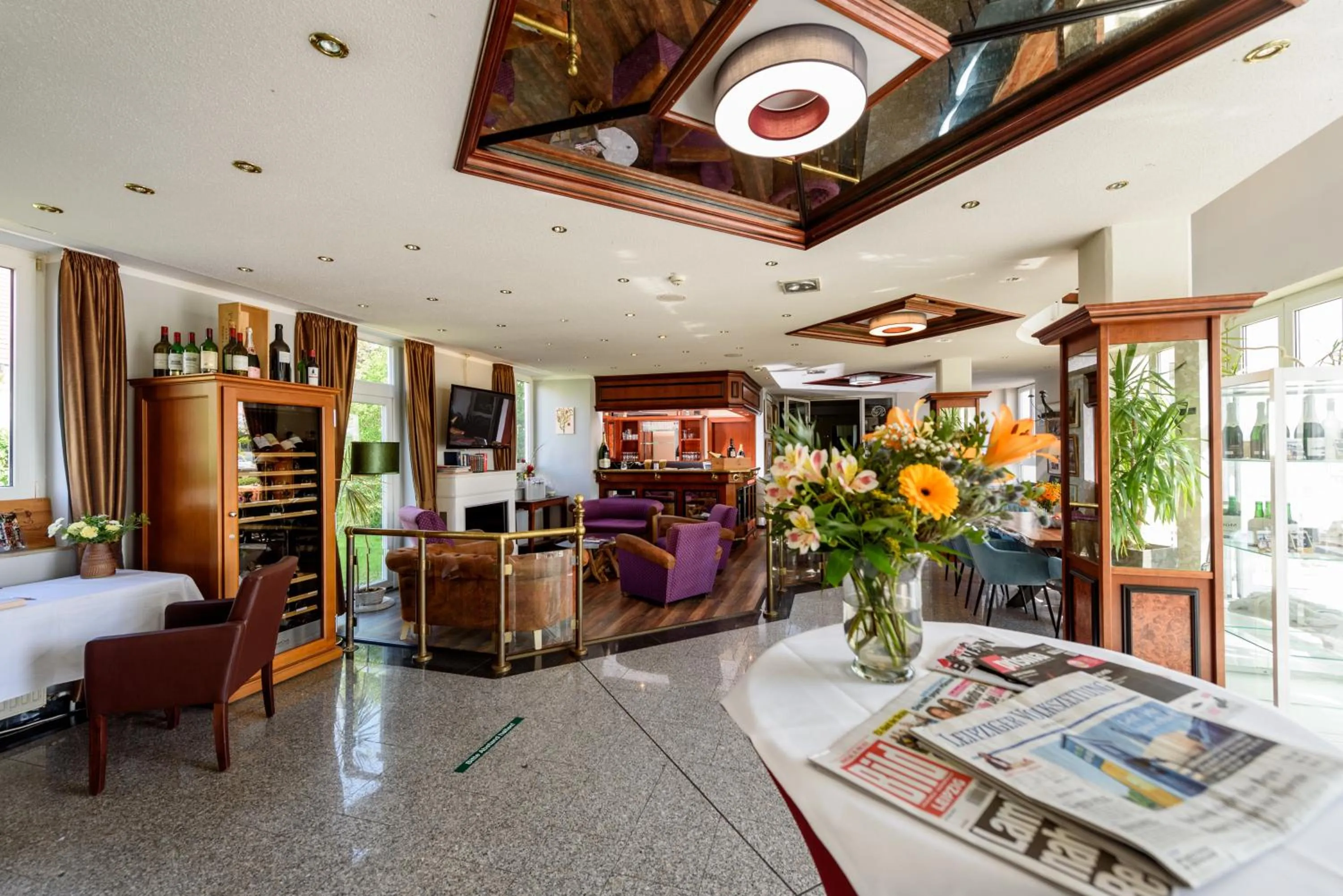 Lobby or reception in Residenz Hotel Leipzig