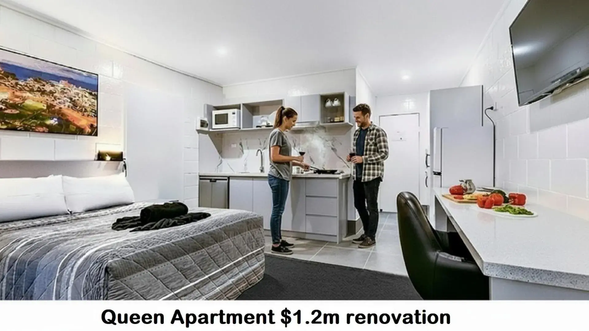 Queen Apartment in Aaron Motel Queen Apartment in Aaron Motel